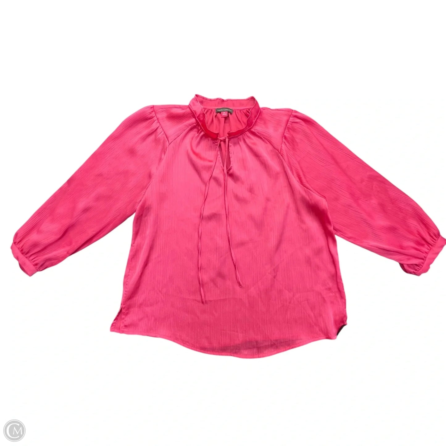 Top Long Sleeve By Vince Camuto In Pink, Size: Xs