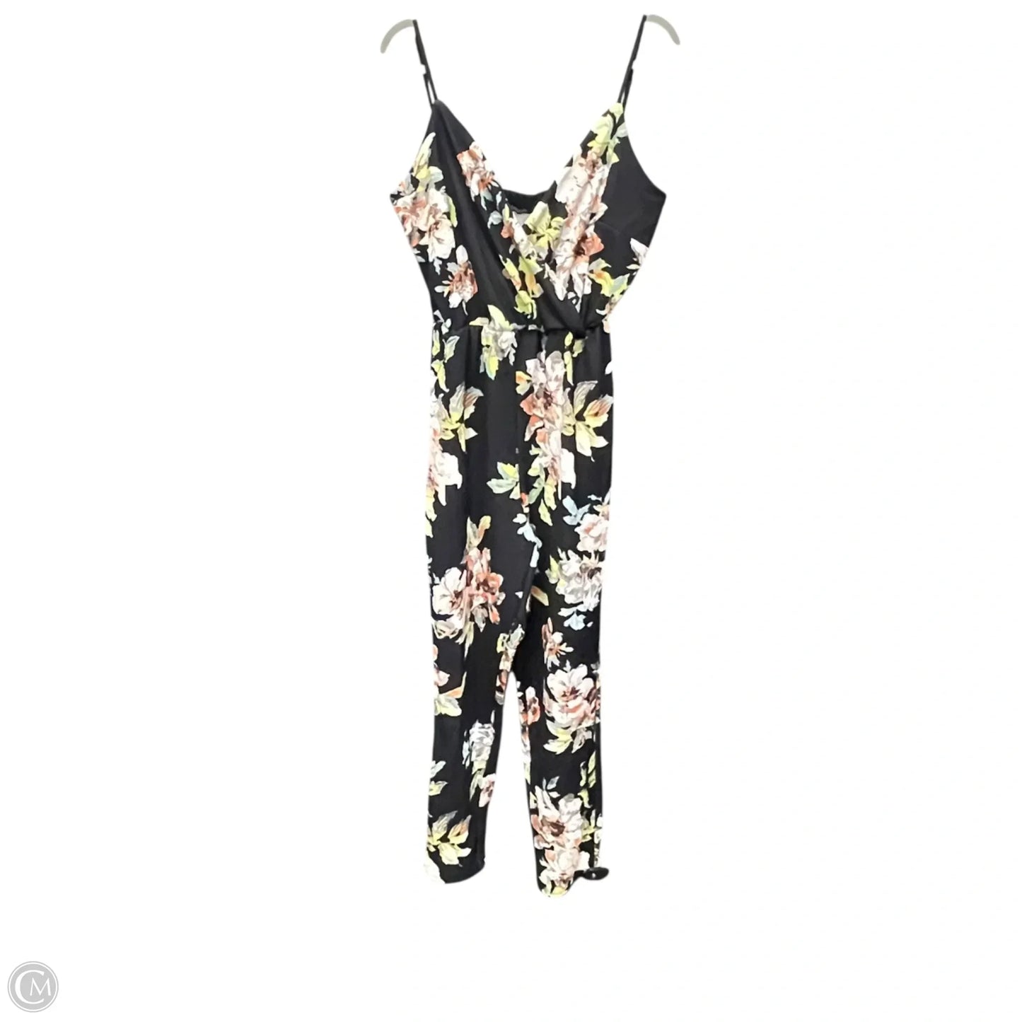 Jumpsuit By Boohoo Boutique In Black & Orange, Size: 10