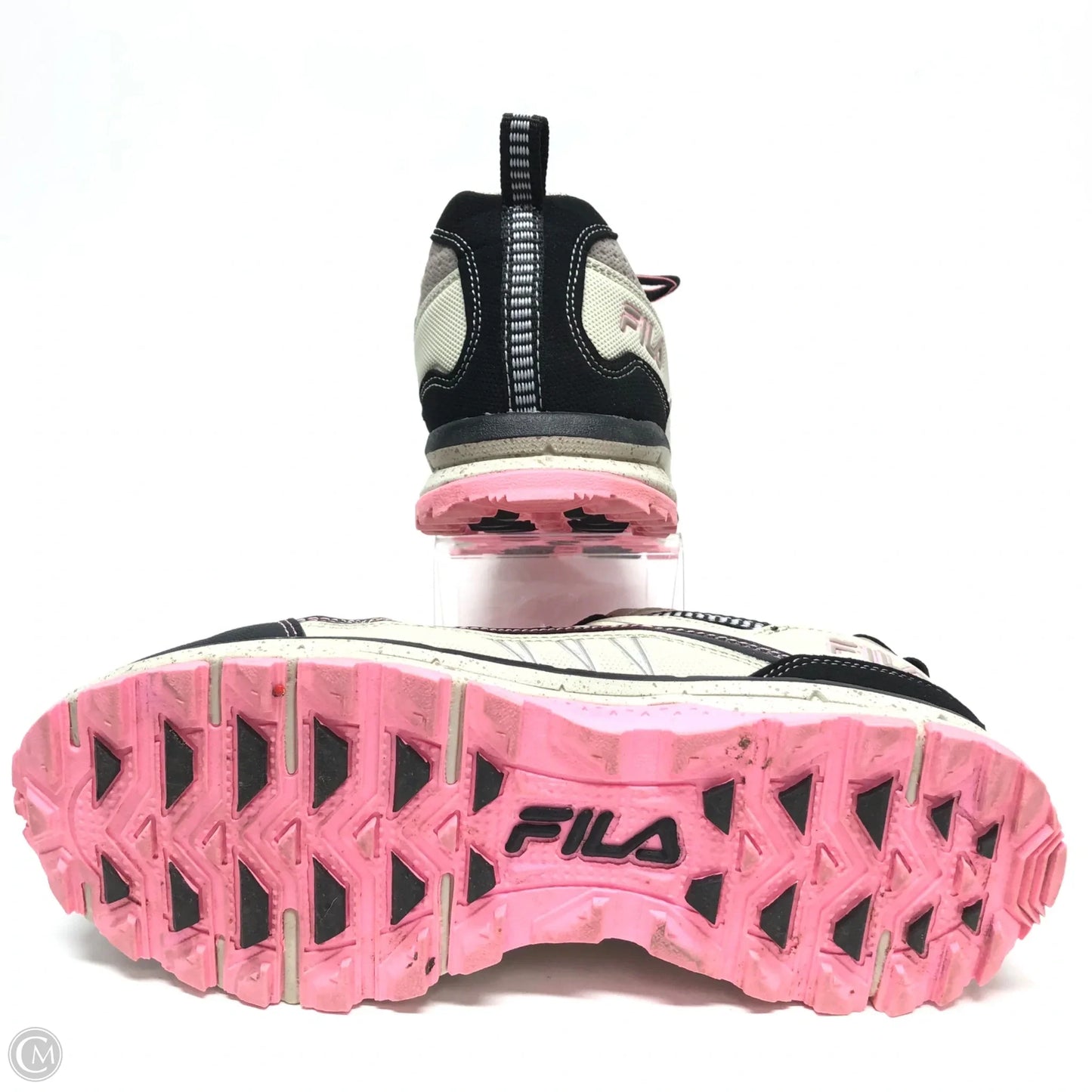 Shoes Athletic By Fila In Black & Grey, Size: 10