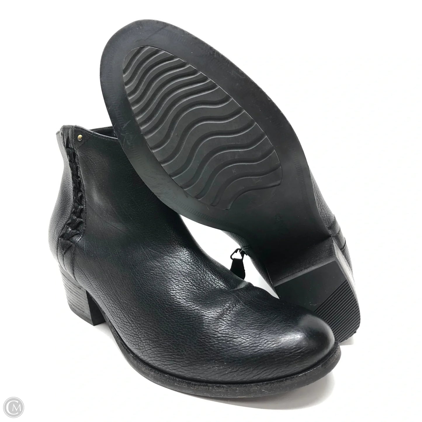 Boots Ankle Heels By Clarks In Black, Size: 11