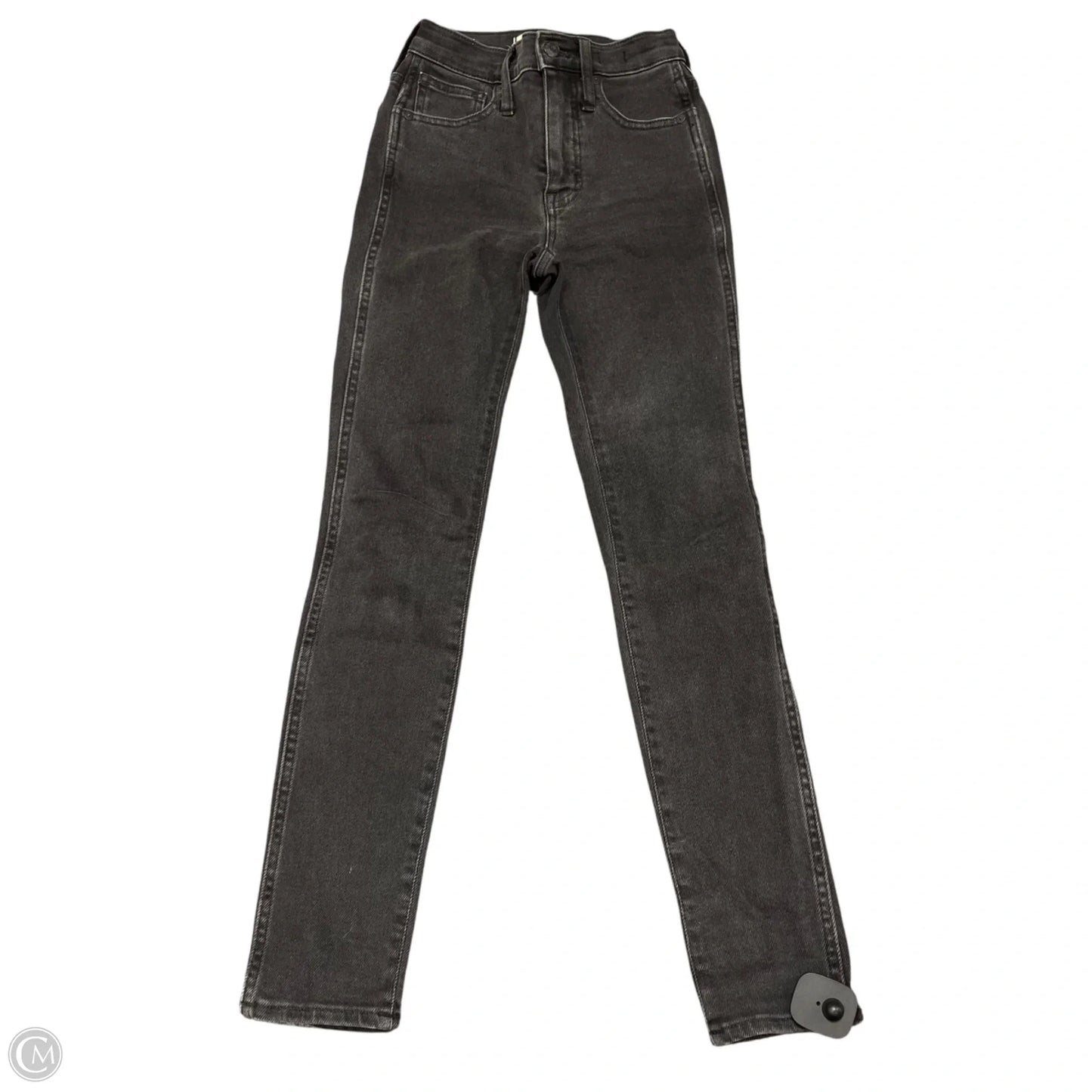 Jeans Skinny By Madewell In Black, Size: 0