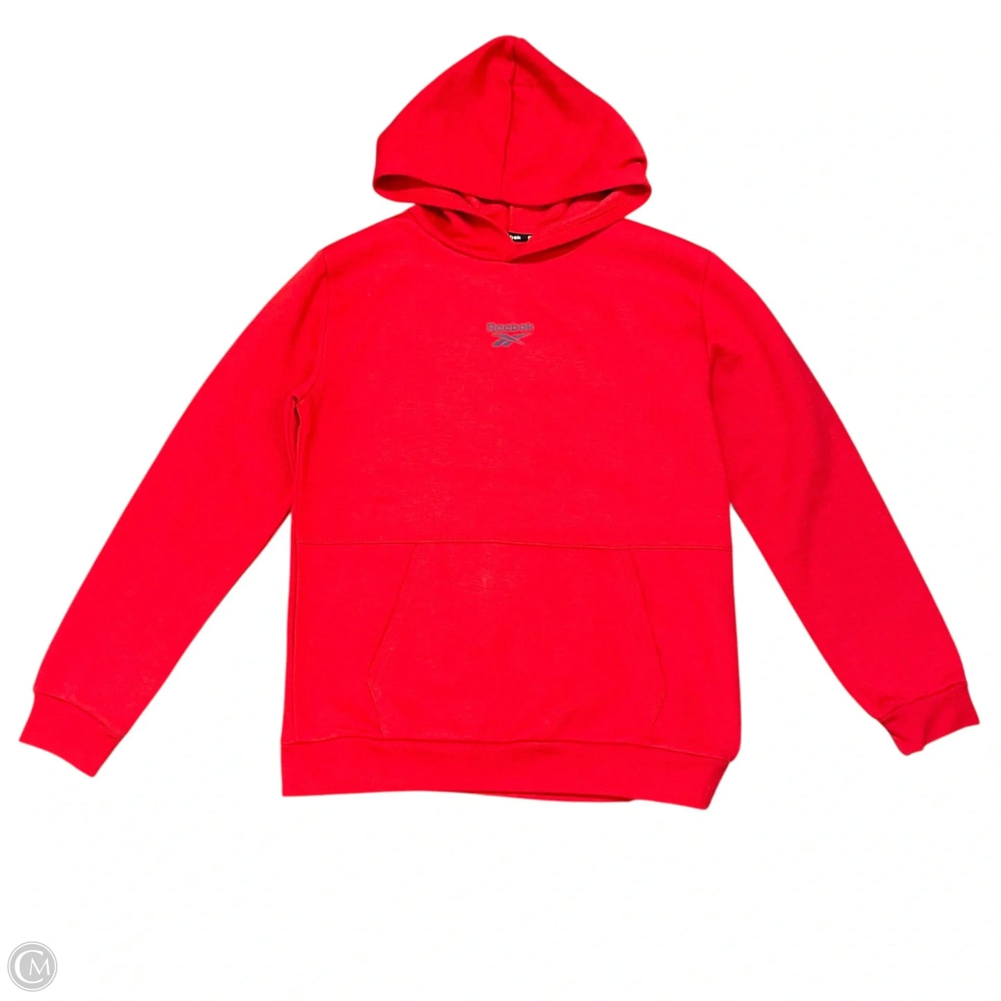 Sweatshirt Hoodie By Reebok In Red, Size: L