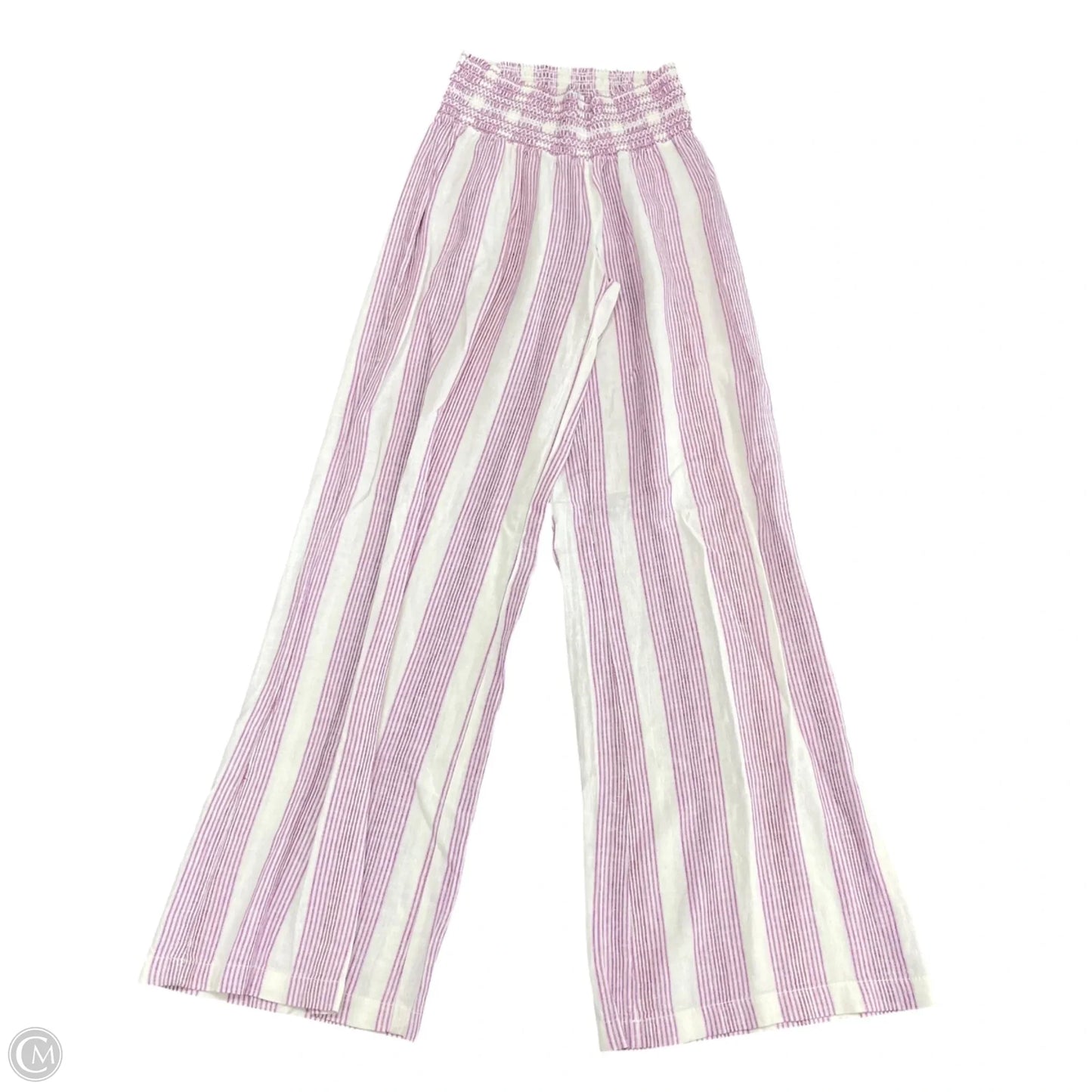 Pants Wide Leg By Clothes Mentor In Purple & White, Size: S