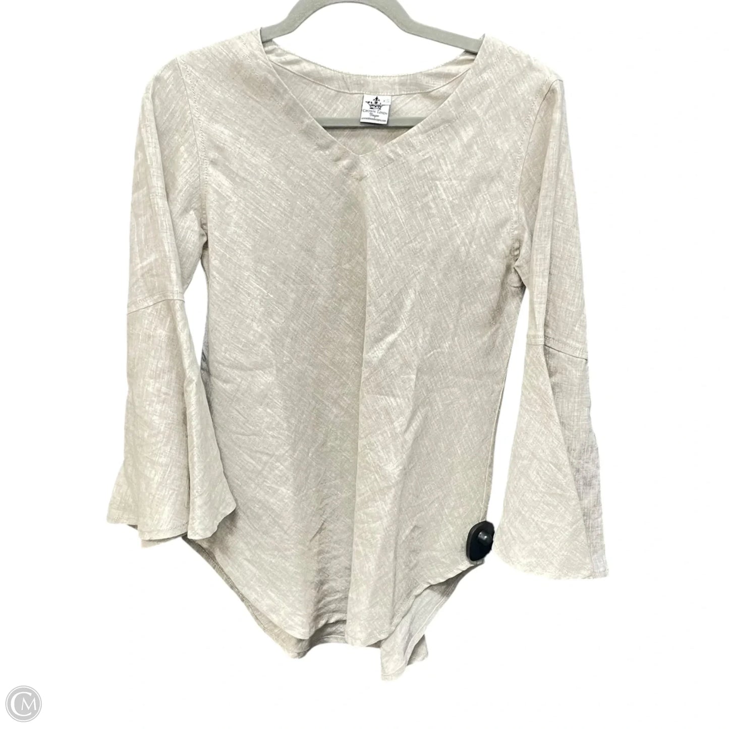 Tunic Long Sleeve By Cmc In Beige, Size: Xs