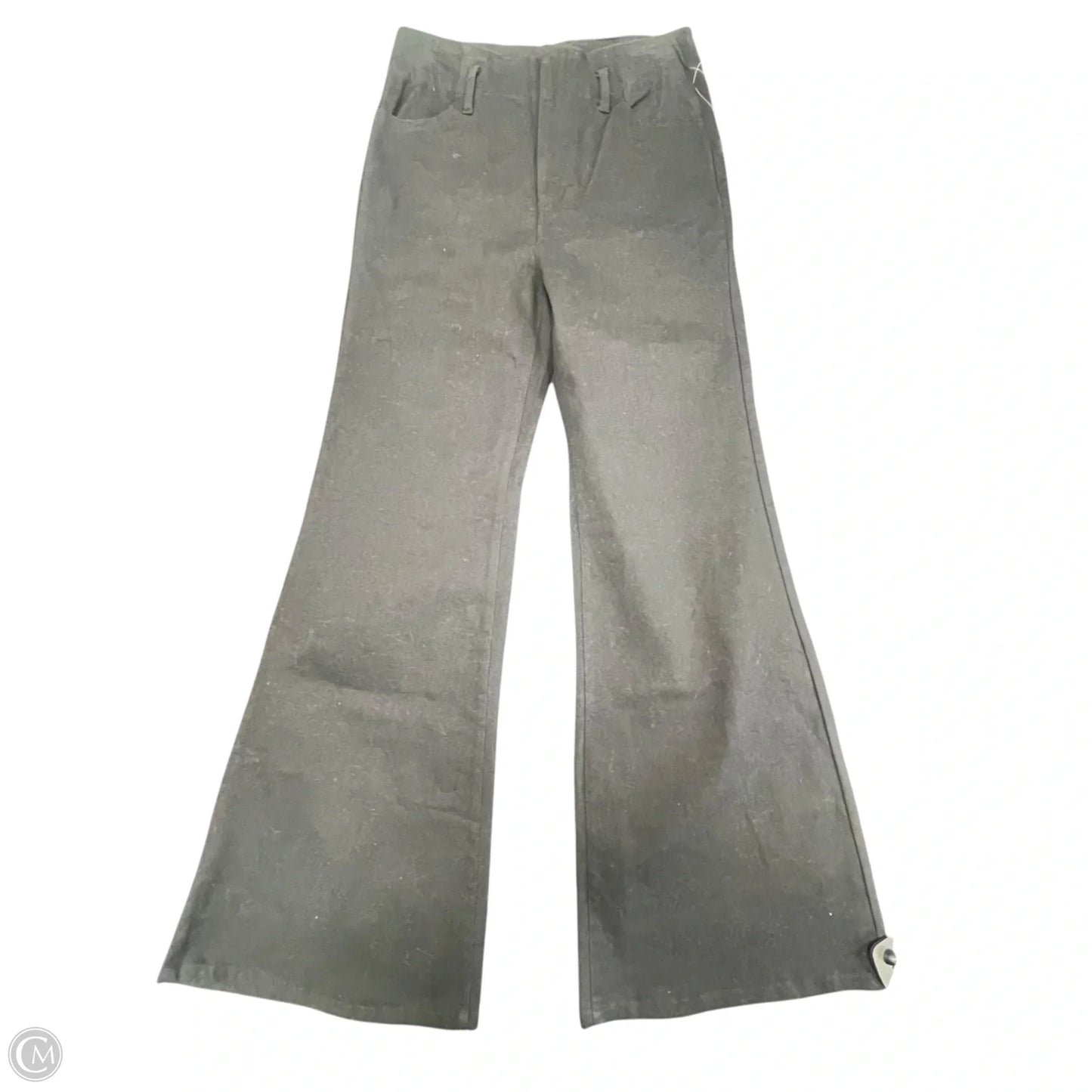 Jeans Flared By Flying Tomato In Black Denim, Size: Xl