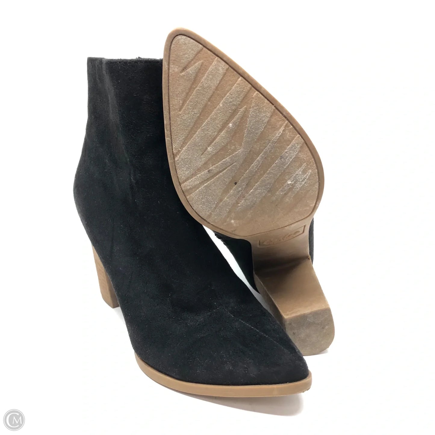 Boots Ankle Heels By Carlos By Carlos Santana In Black, Size: 9.5