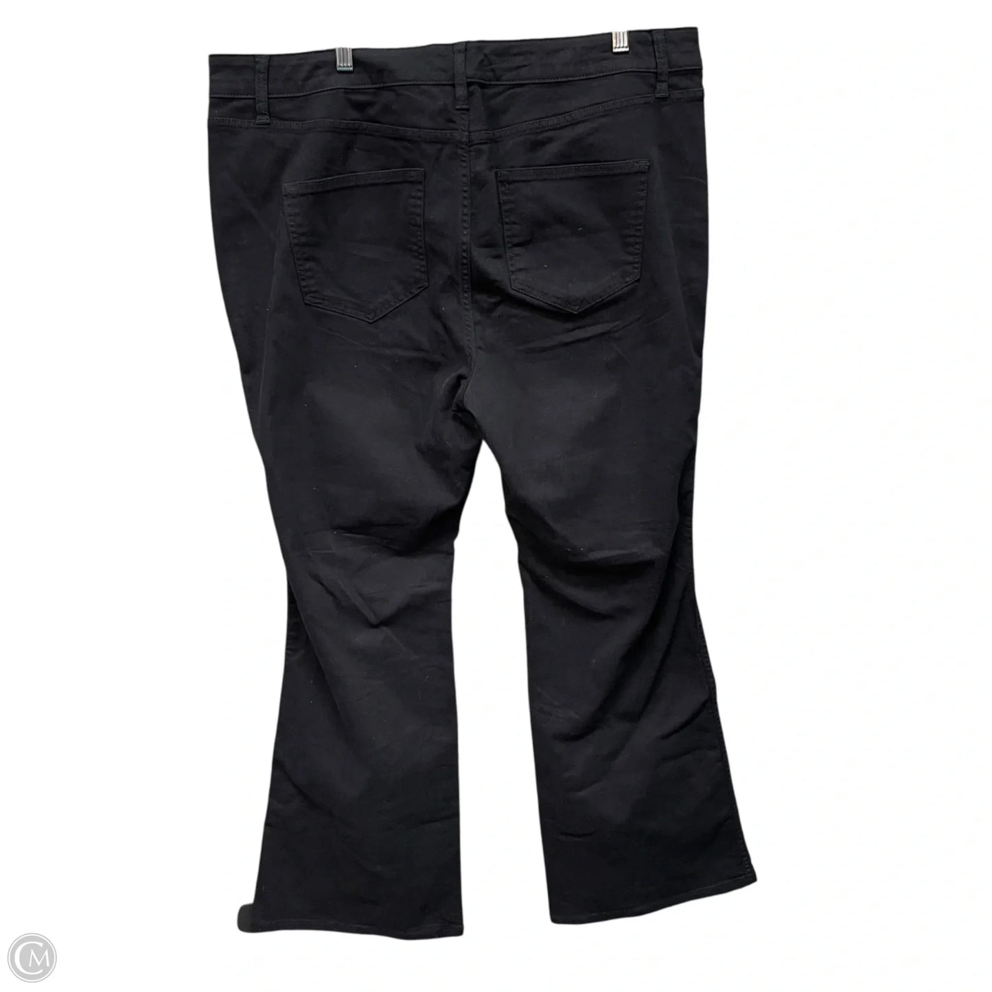 Jeans Flared By Cmc In Black Denim, Size: 18
