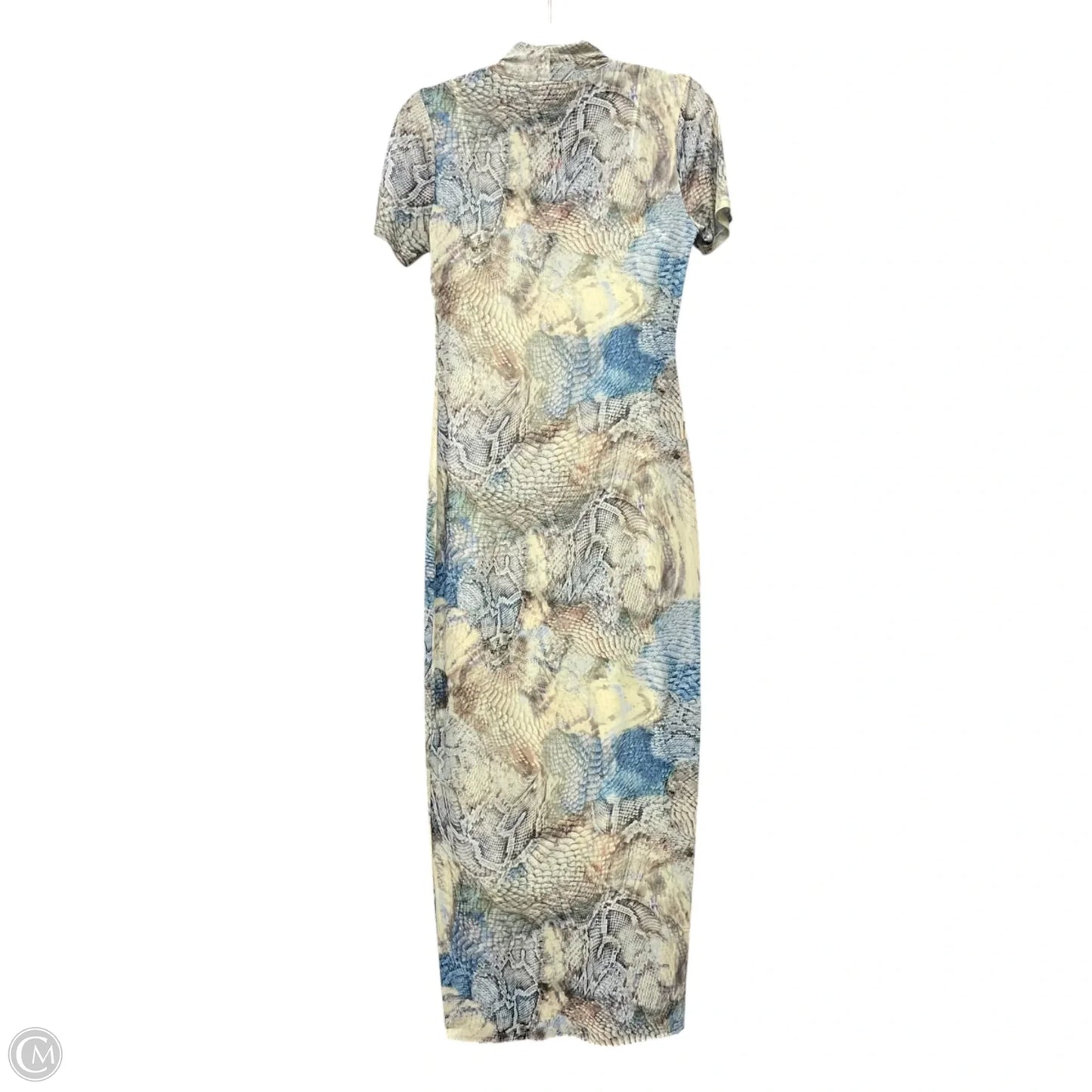 Dress Casual Maxi By Steve Madden In Blue & Cream, Size: S