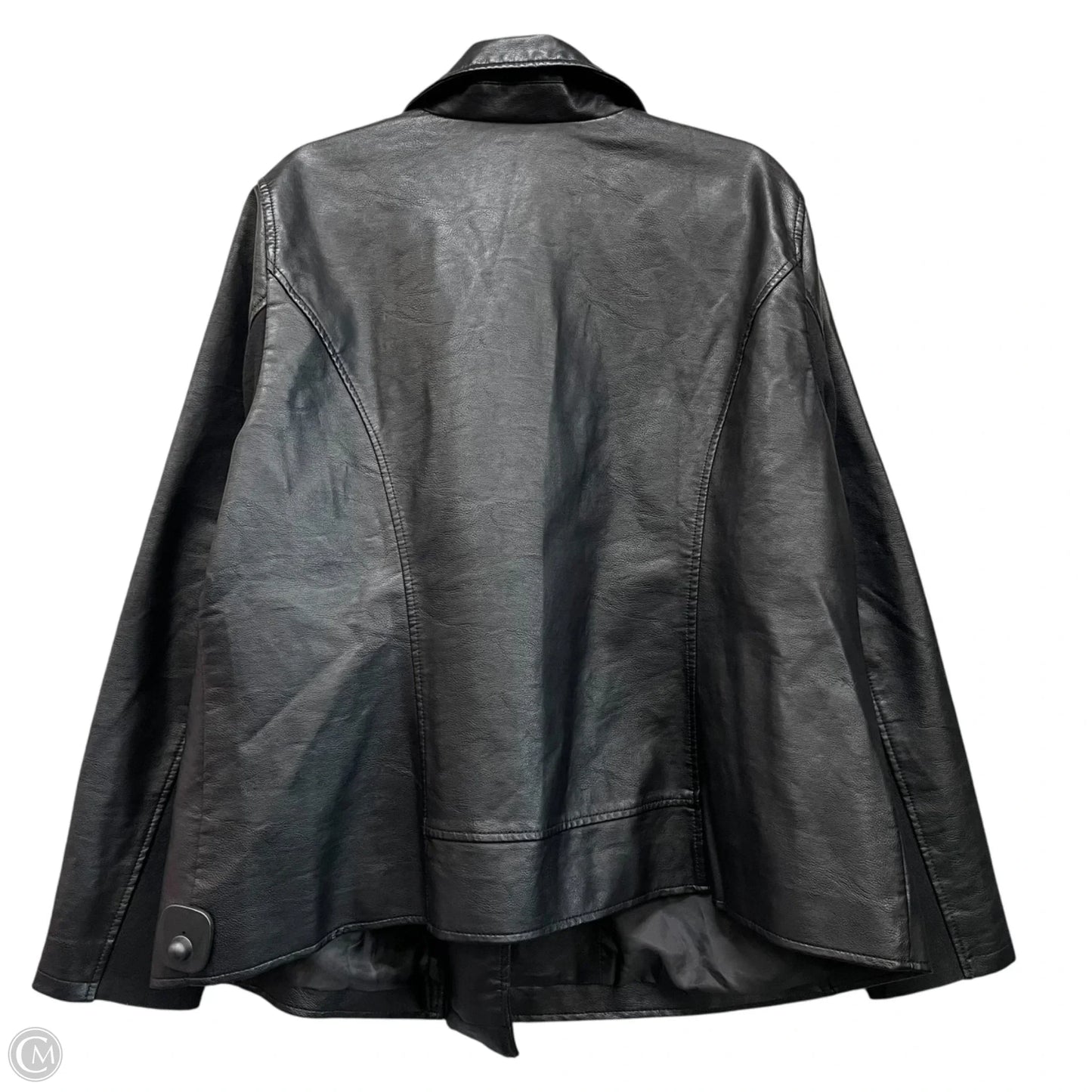 Jacket Moto By Lane Bryant In Black, Size: 1x