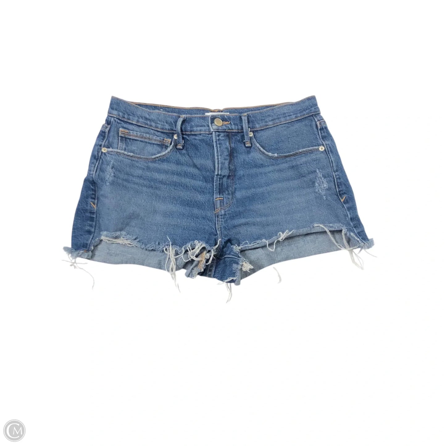 Shorts By Good American In Blue Denim, Size: 4