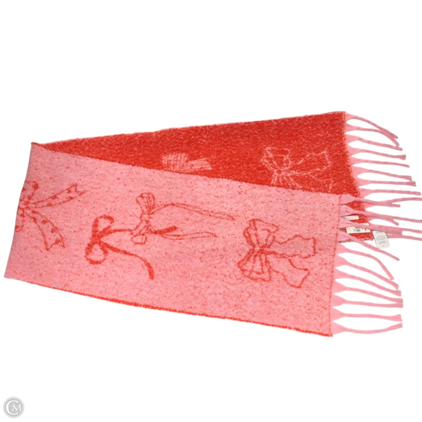 Scarf Winter By Maeve In Orange & Pink