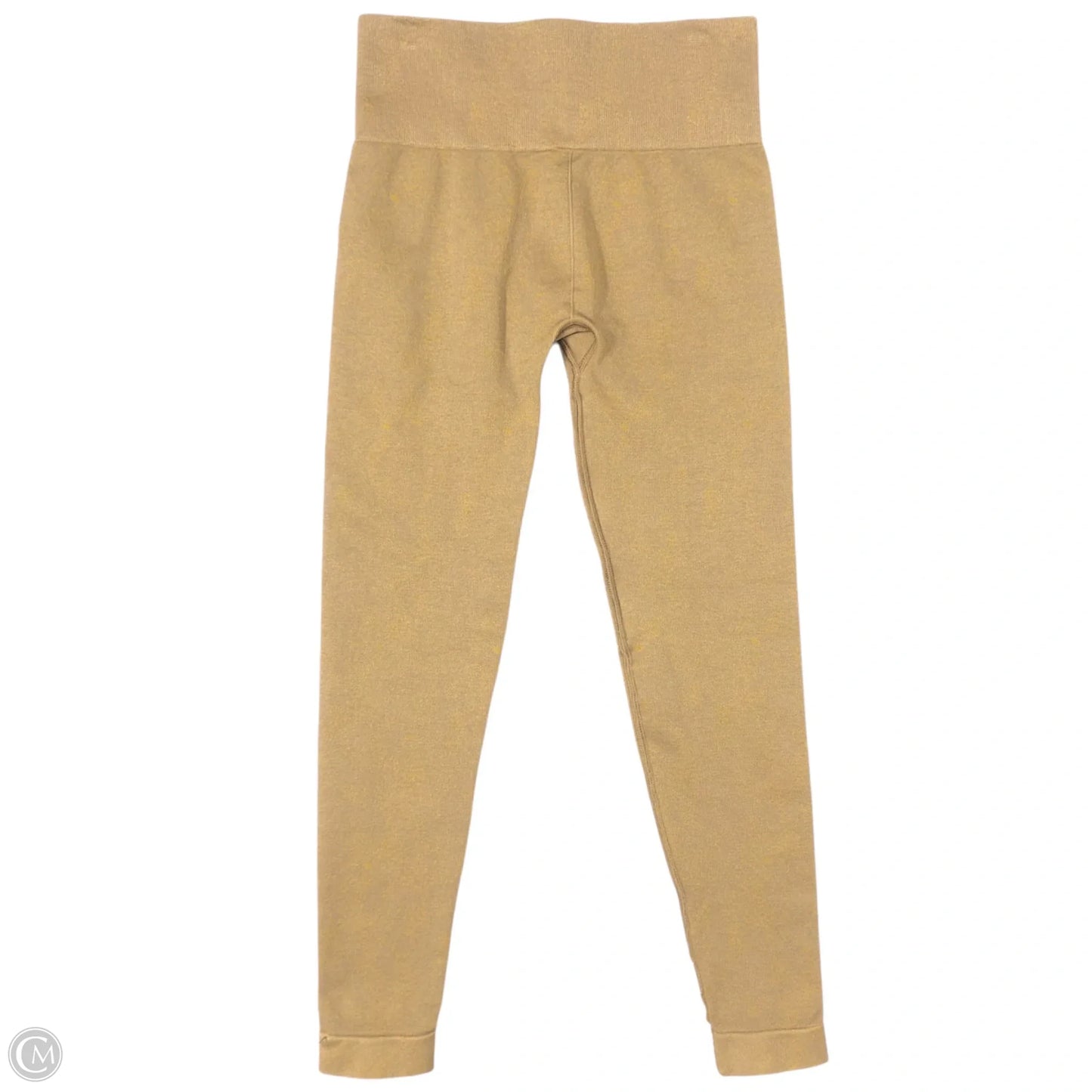 Athletic Leggings By Gym Shark In Tan, Size: S