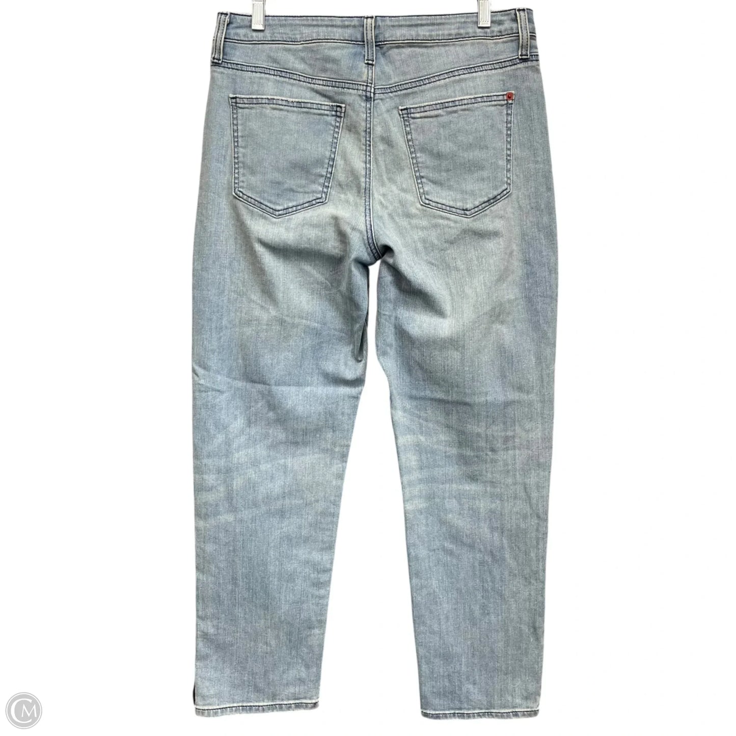 Jeans Straight By Spanx In Blue Denim, Size: 8