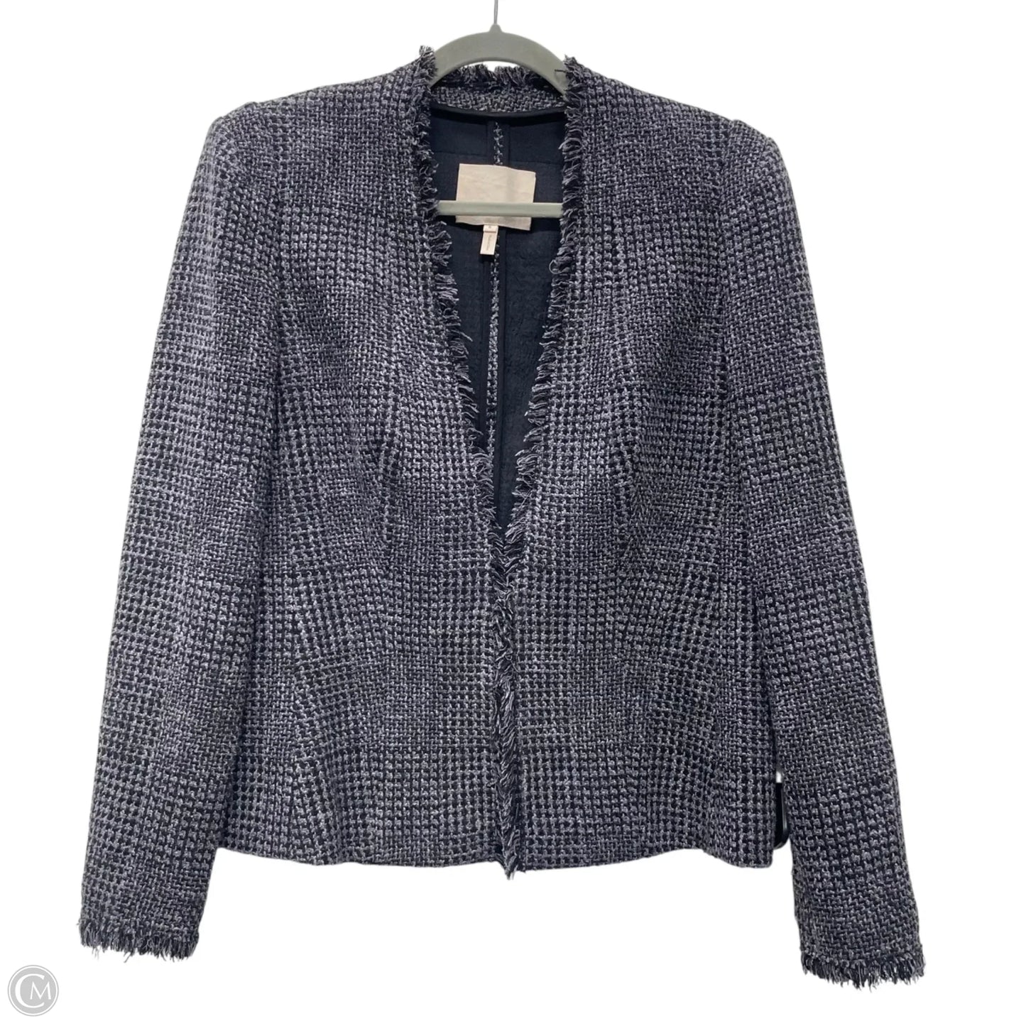 Blazer By Rebecca Taylor In Black & Purple, Size: 6
