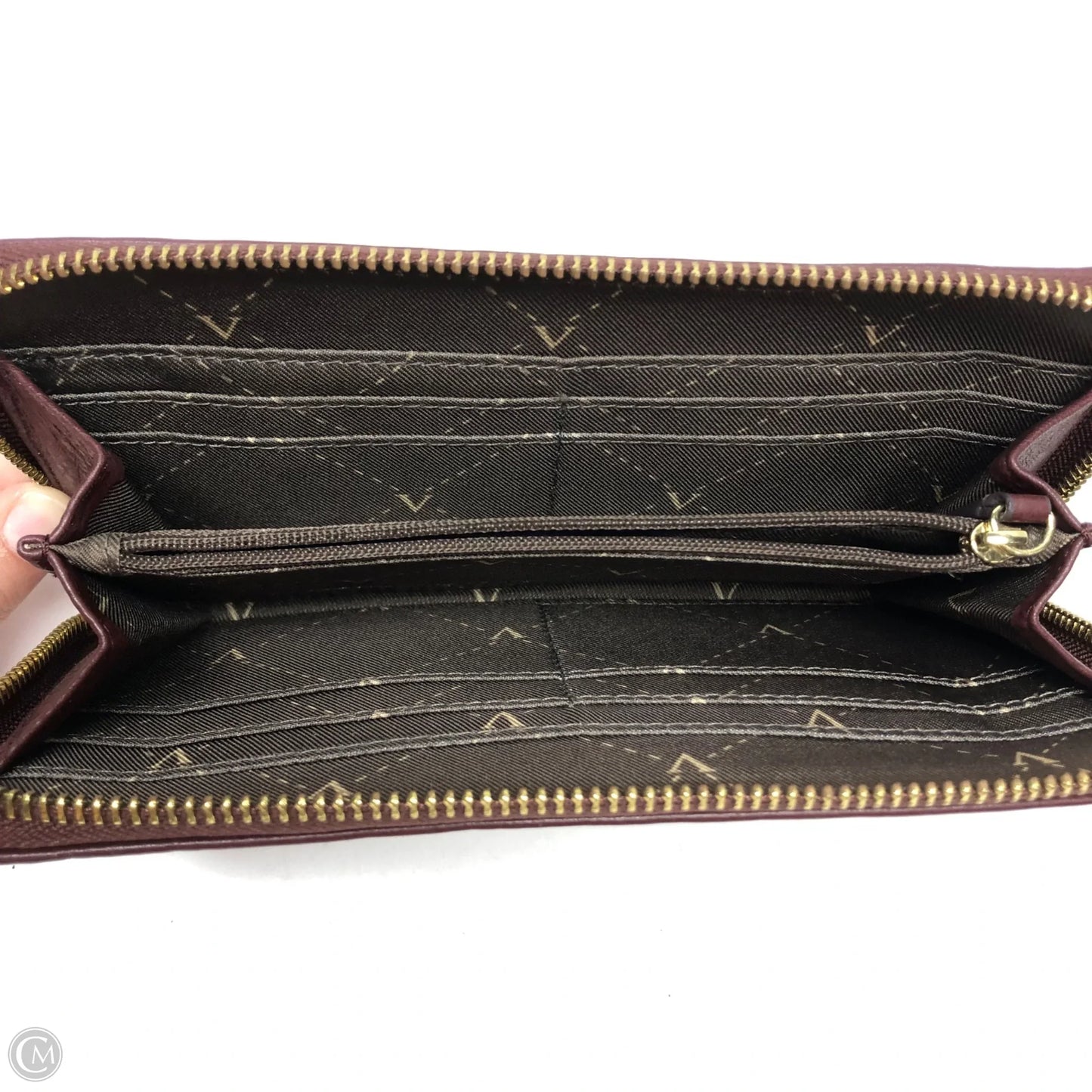 Wallet Leather By Vince Camuto, Size: Large