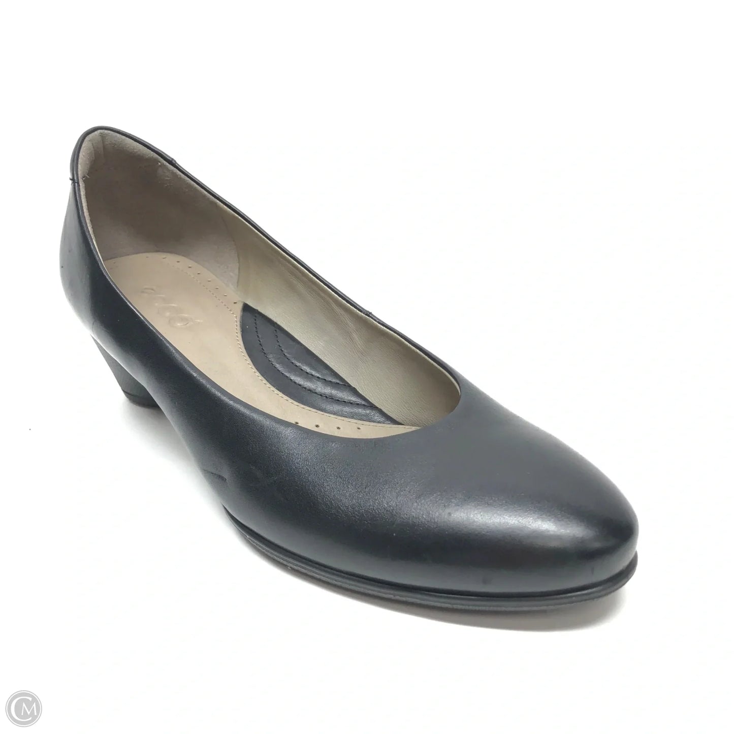 Shoes Heels Block By Ecco In Black, Size: 10.5
