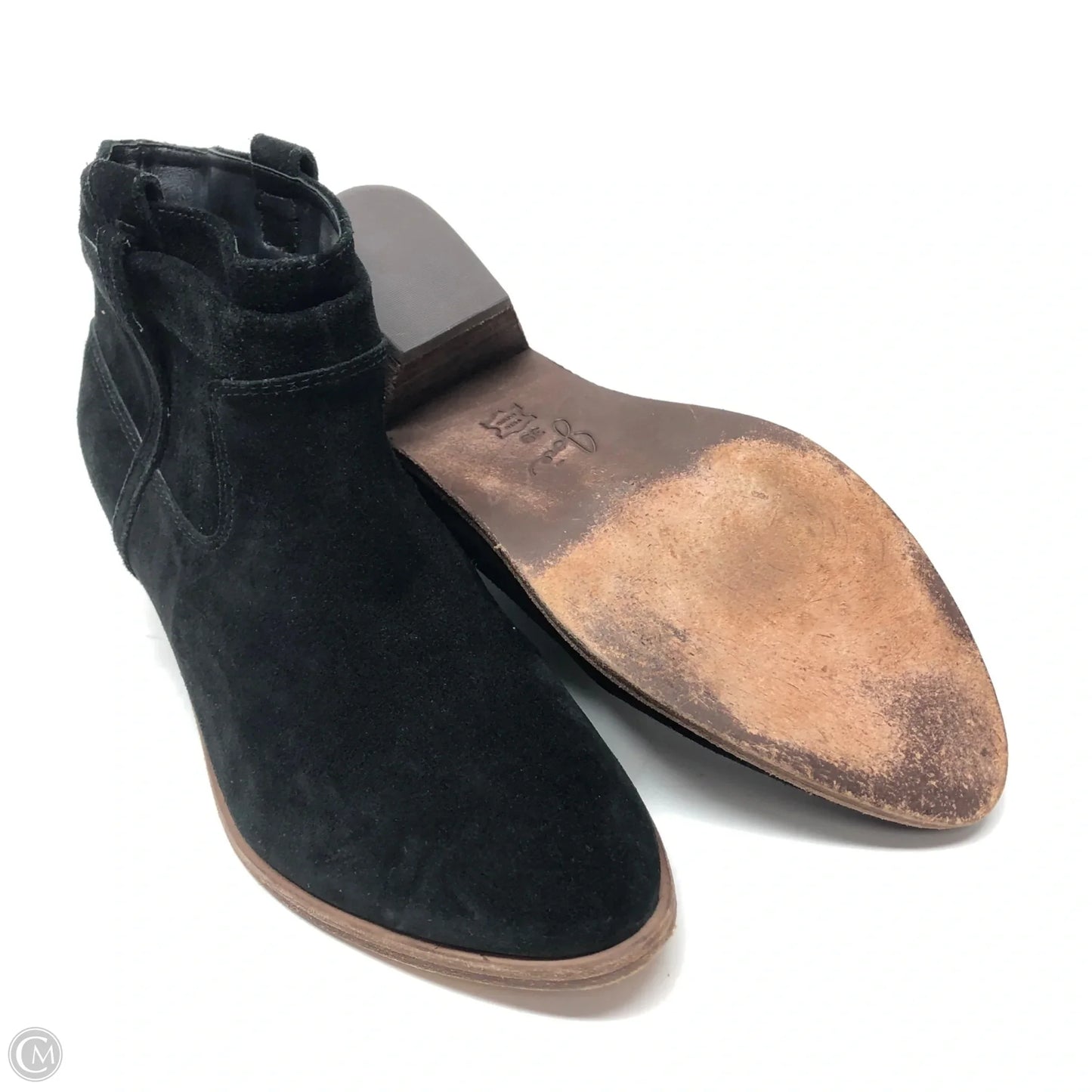 Boots Ankle Heels By Joie In Black, Size: 8.5