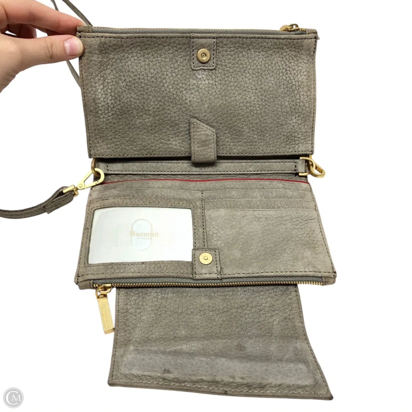 Crossbody Leather By Hammitt, Size: Small