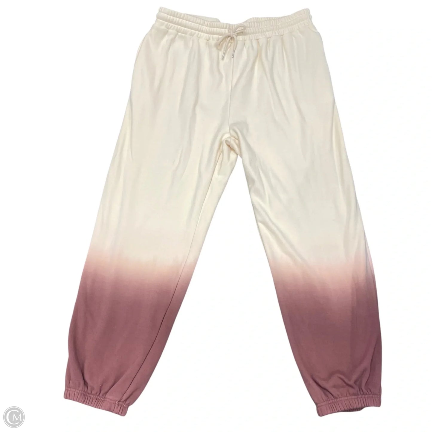 Lounge Set Pants By Fashion Nova In Brown & Cream, Size: 2x