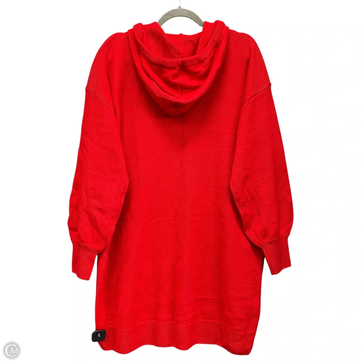 Dress Sweater By Derek Heart In Red & White, Size: 1x