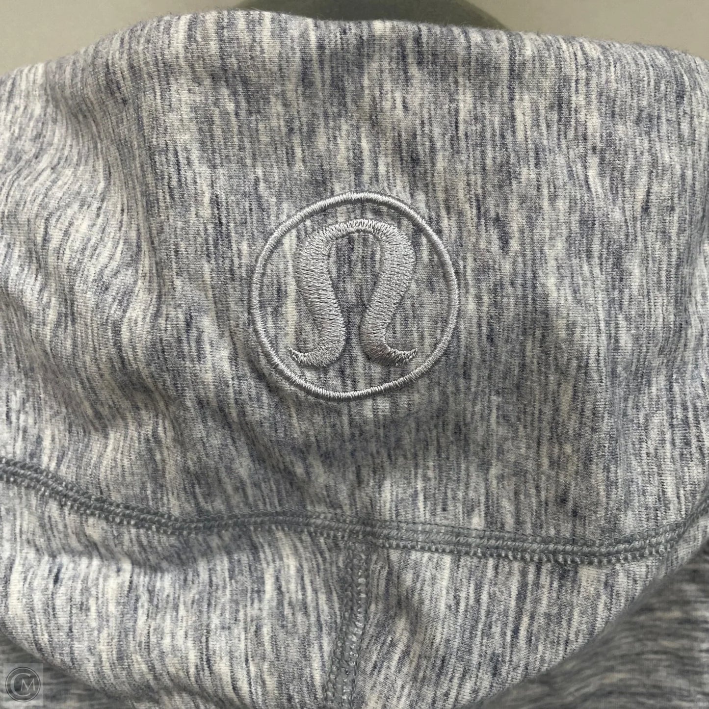 Athletic Sweatshirt Hoodie By Lululemon In Grey, Size: 6