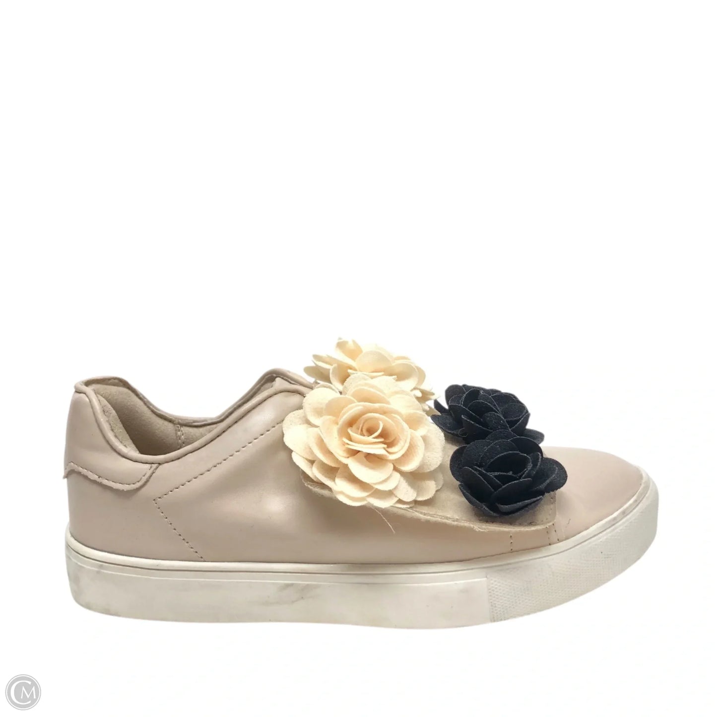 Shoes Sneakers By Mia In Beige, Size: 6.5