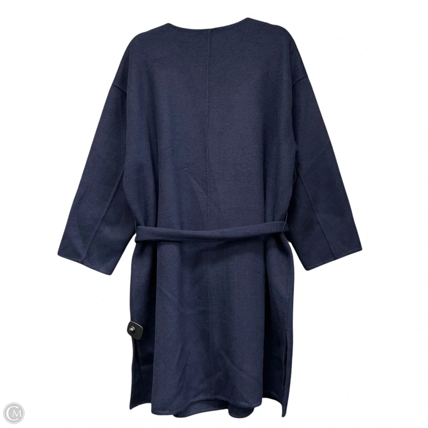 Coat Peacoat By Isaac Mizrahi Live Qvc In Navy, Size: L