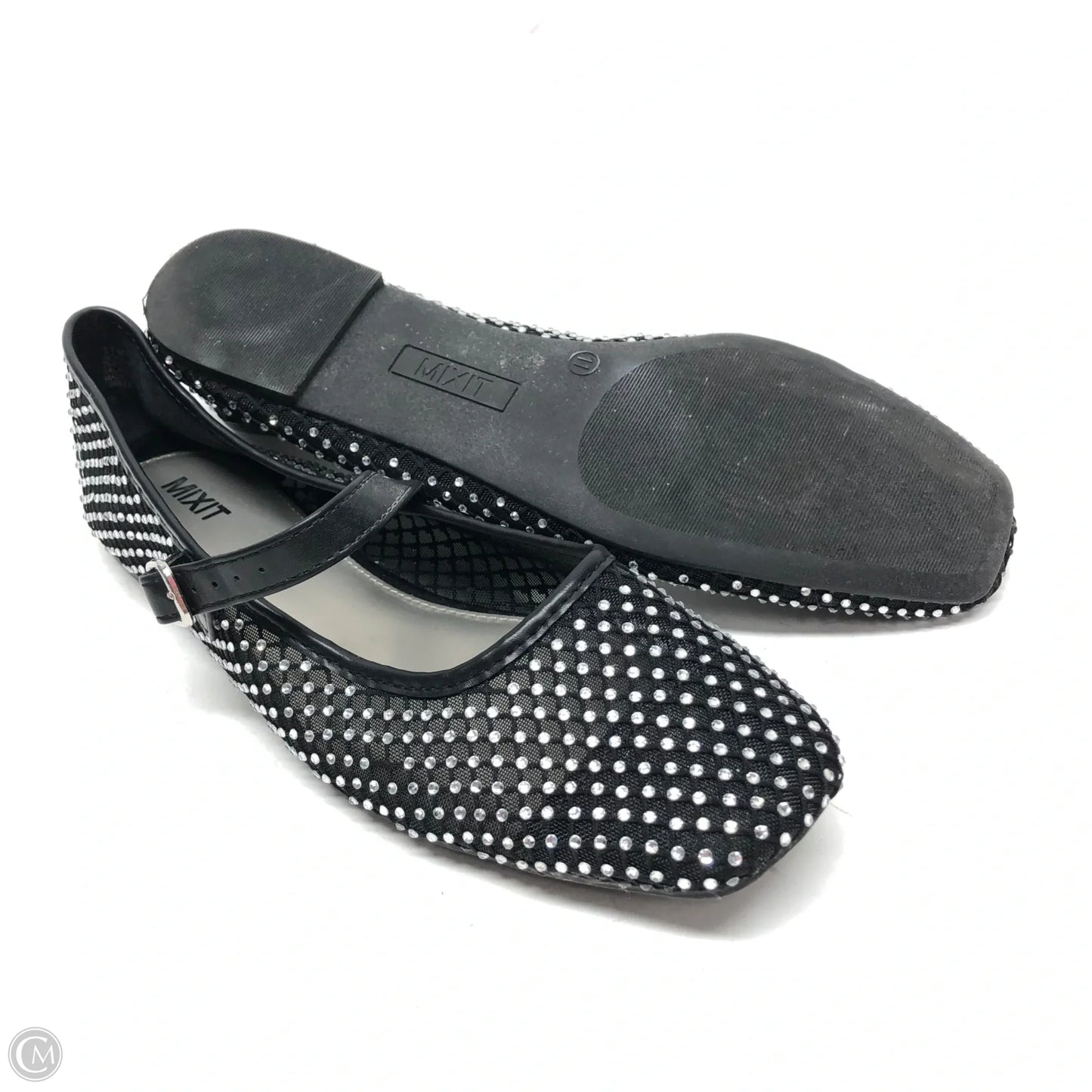 Shoes Flats By Mix It In Black, Size: 11