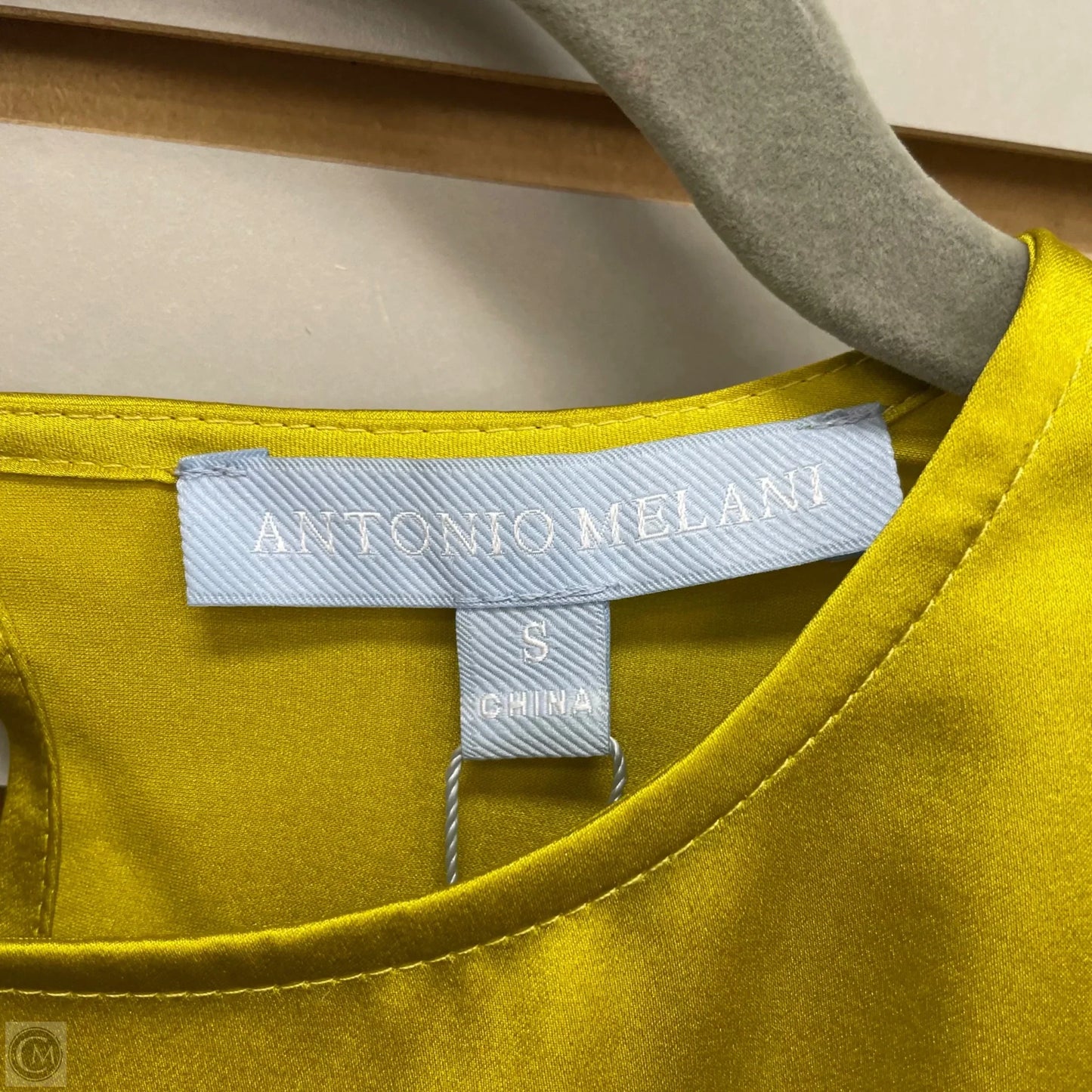 Blouse Long Sleeve By Antonio Melani In Yellow, Size: S