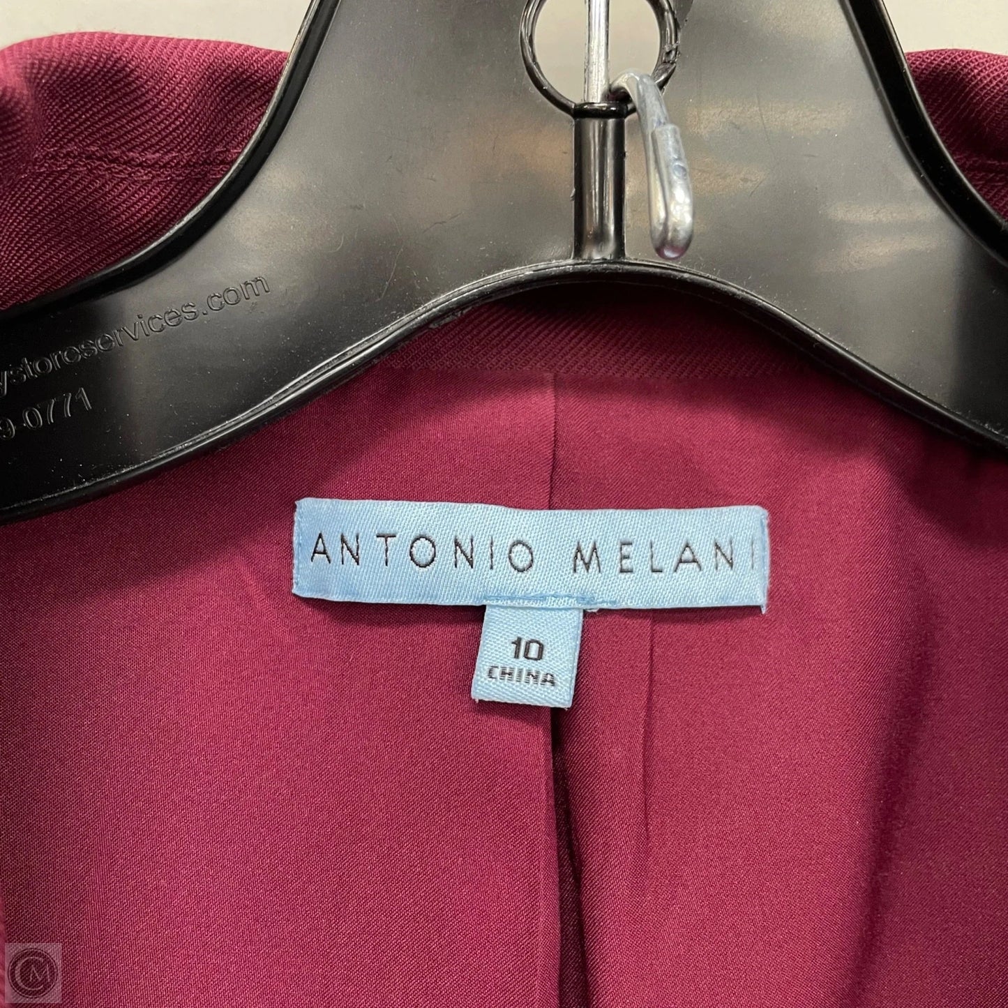 Pants Suit 2pc By Antonio Melani In Maroon, Size: 10