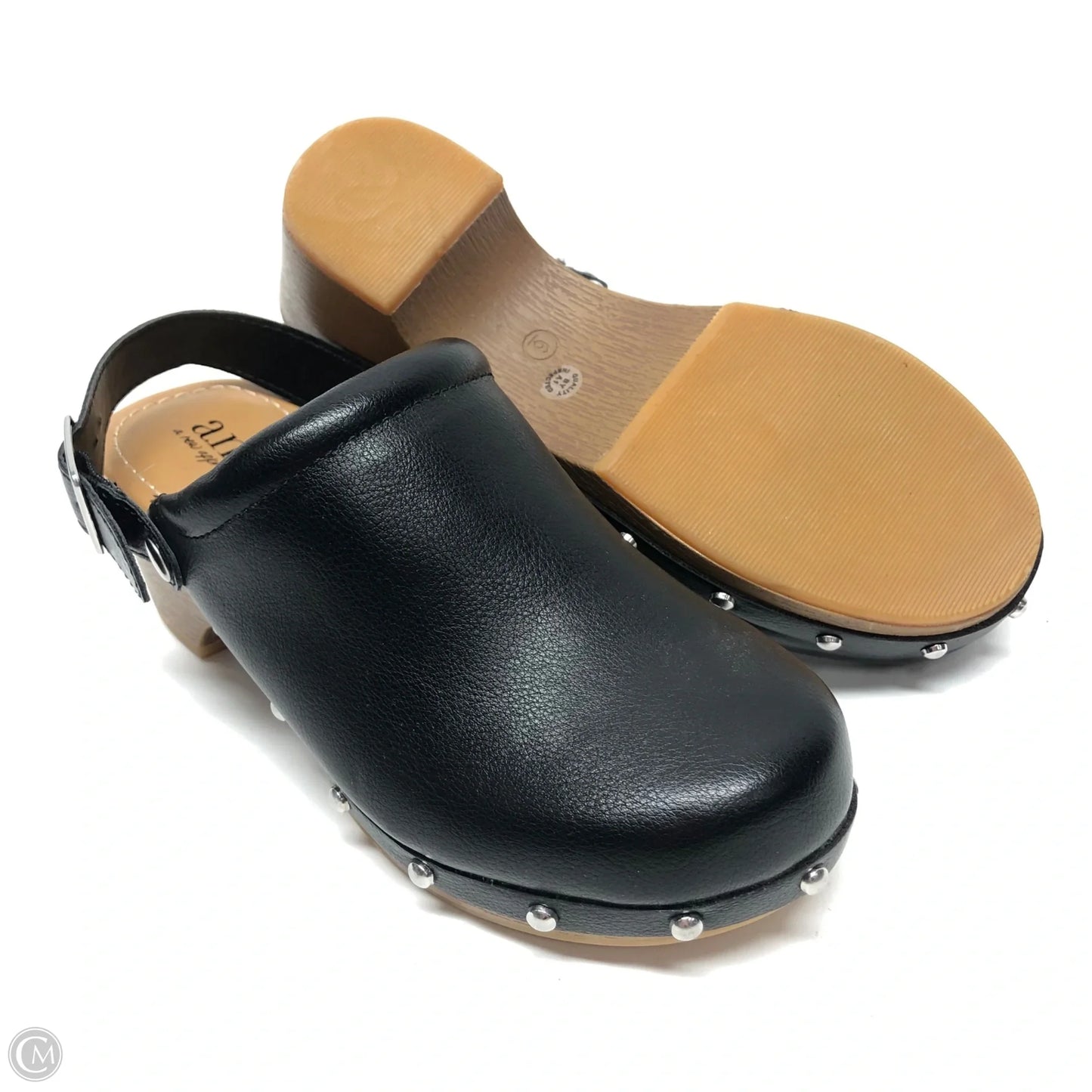 Shoes Heels Block By Ana In Black, Size: 6