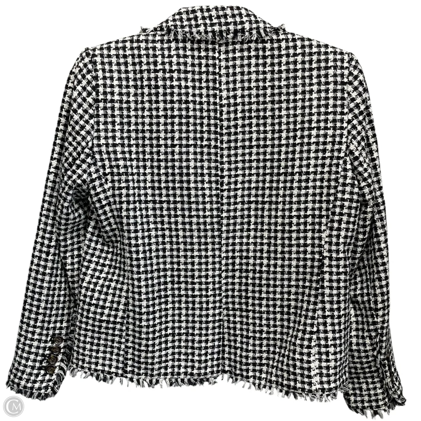 Blazer By Ann Taylor In Black & White, Size: 4p