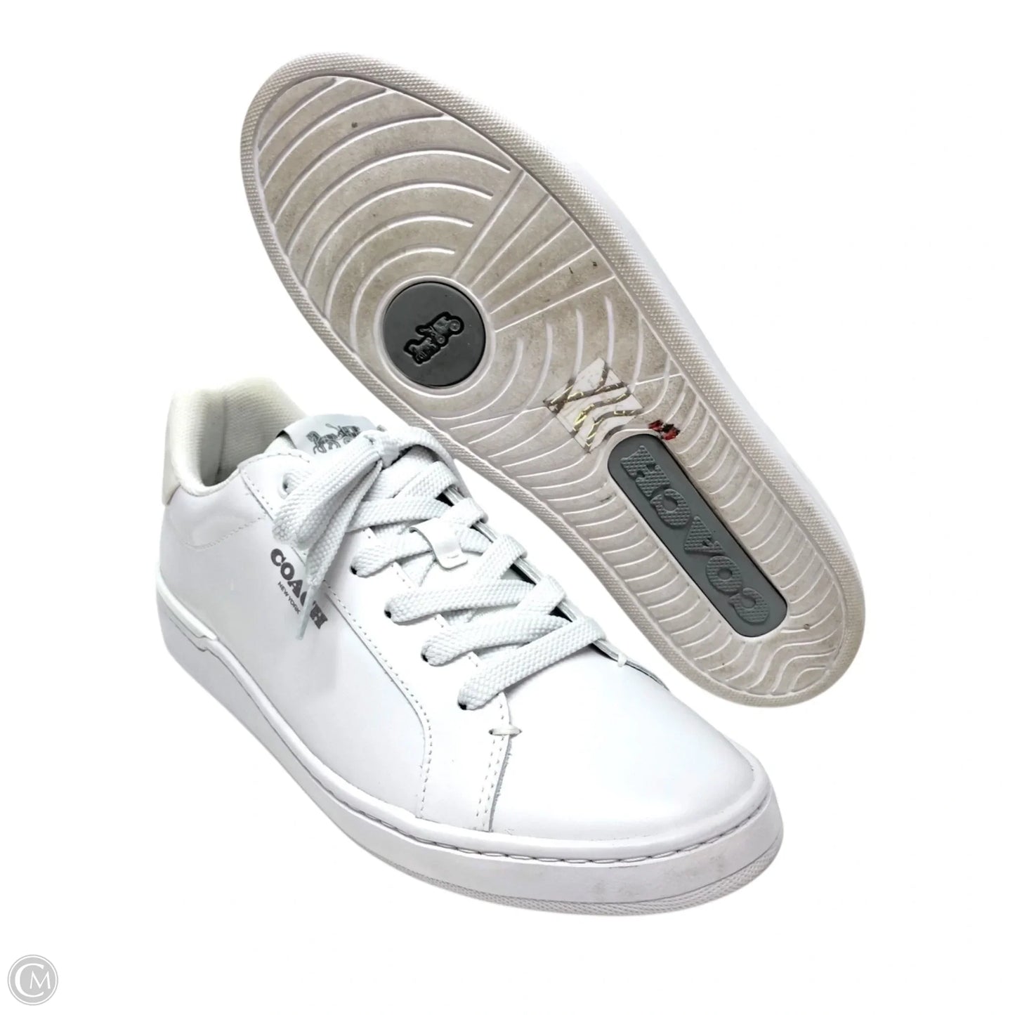 Shoes Designer By Coach In White, Size: 10
