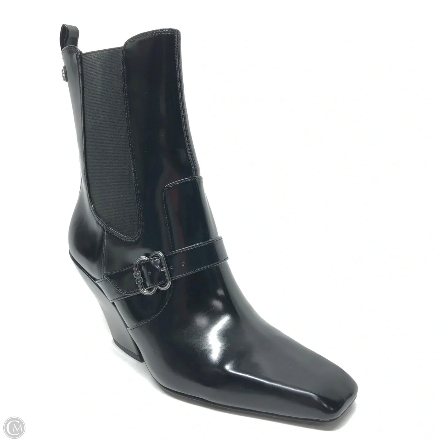 Boots Ankle Heels By Sam Edelman In Black, Size: 9.5