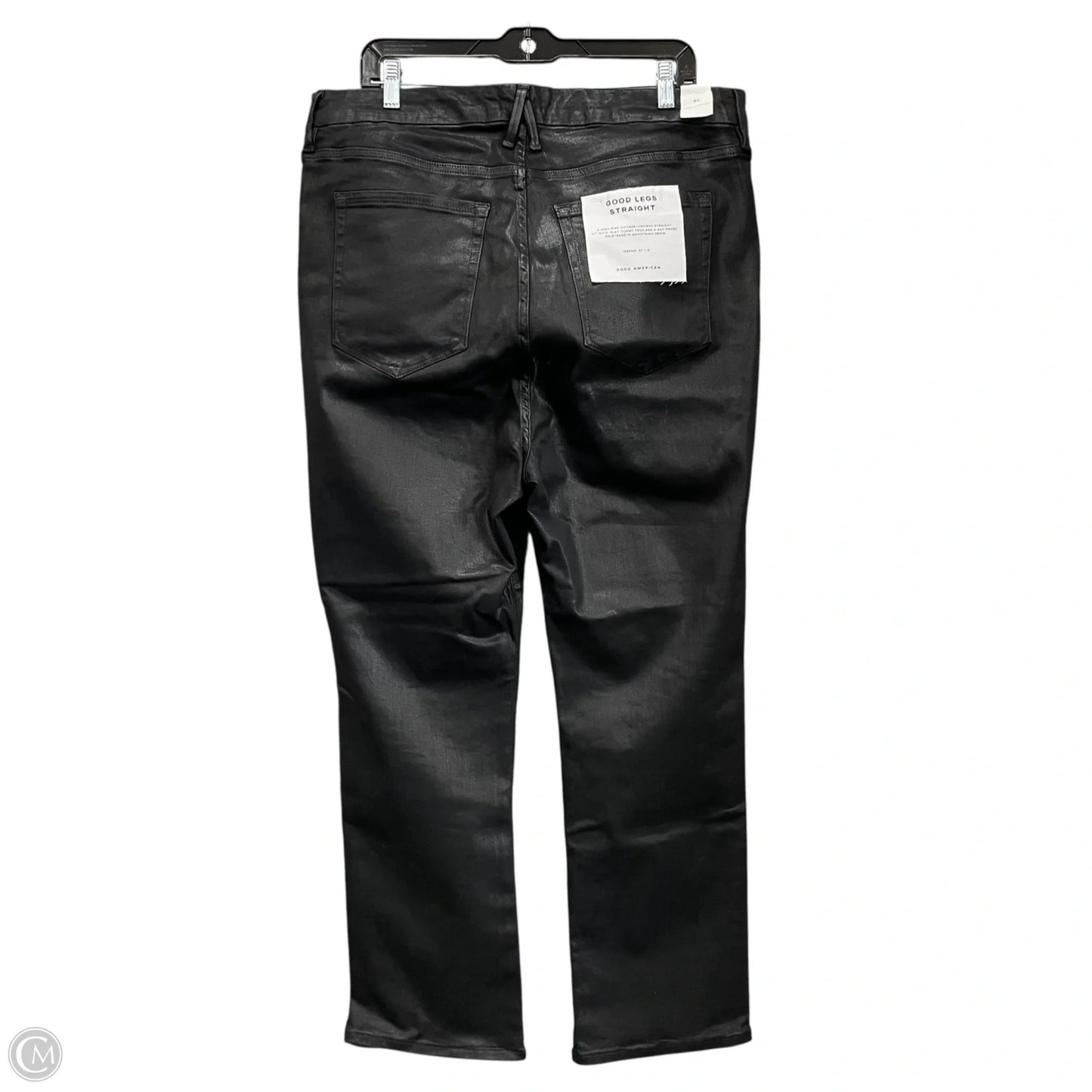 Jeans Straight By Good American In Black, Size: 20