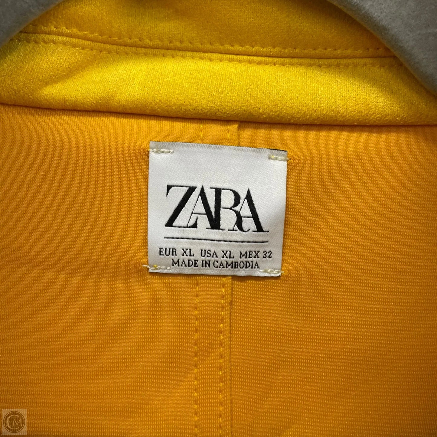 Jacket Other By Zara In Yellow, Size: Xl