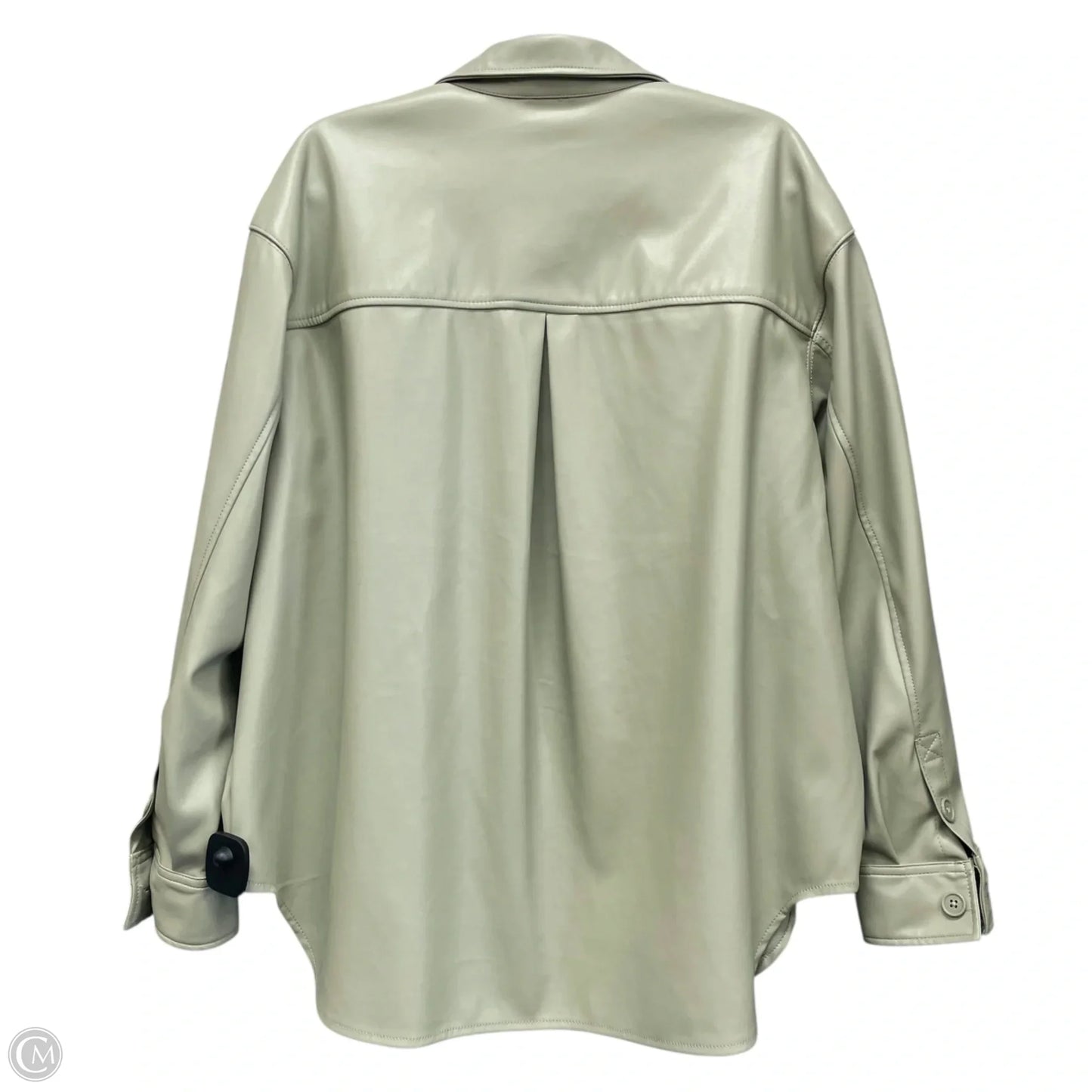 Jacket Shirt By American Eagle In Green, Size: L