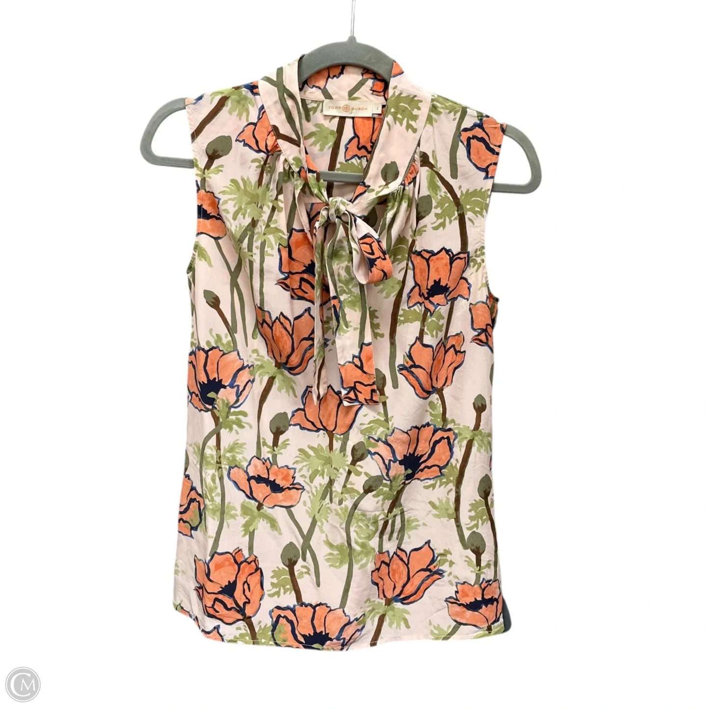 Top Sleeveless Designer By Tory Burch In Pink, Size: 2