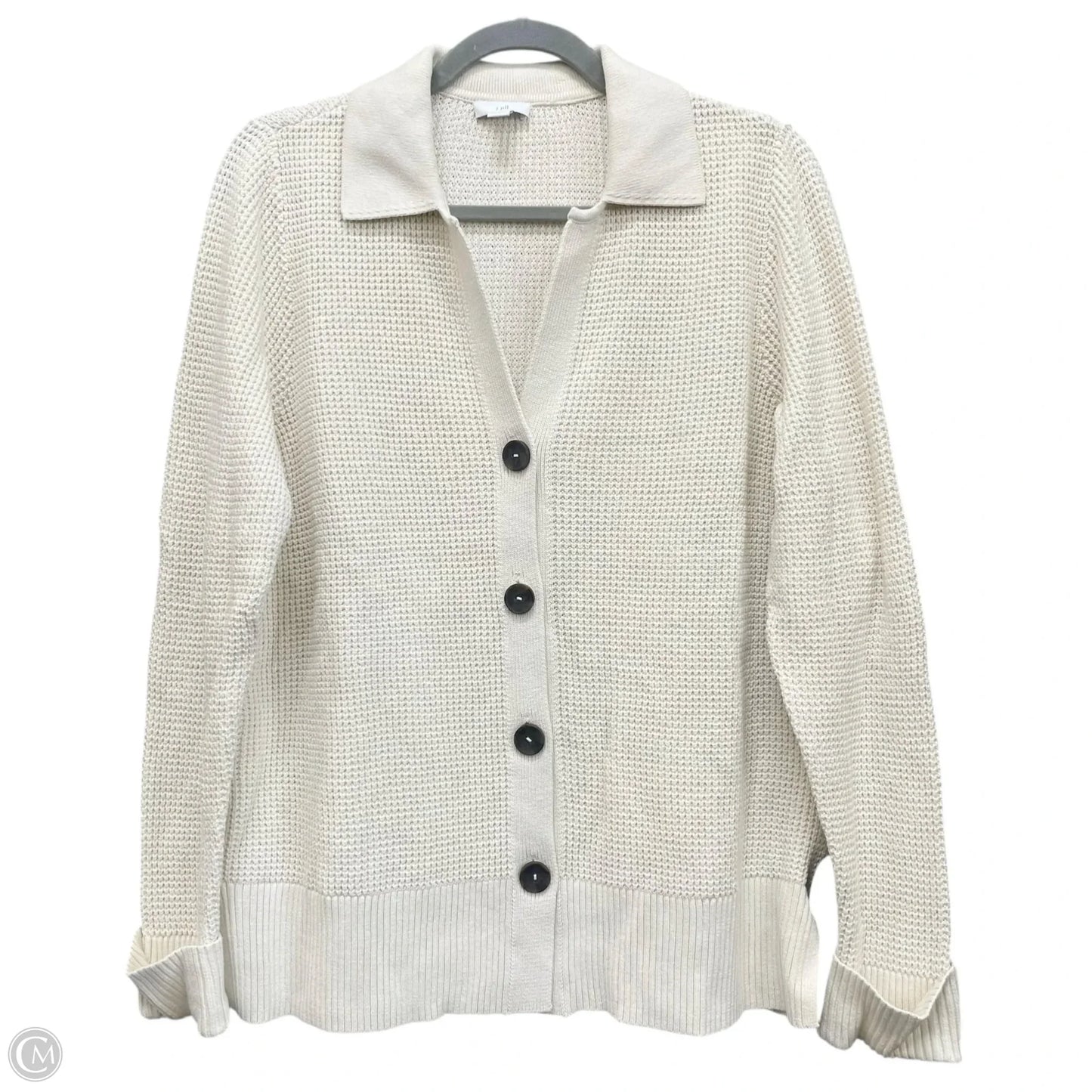 Sweater Cardigan By J. Jill In Beige, Size: S