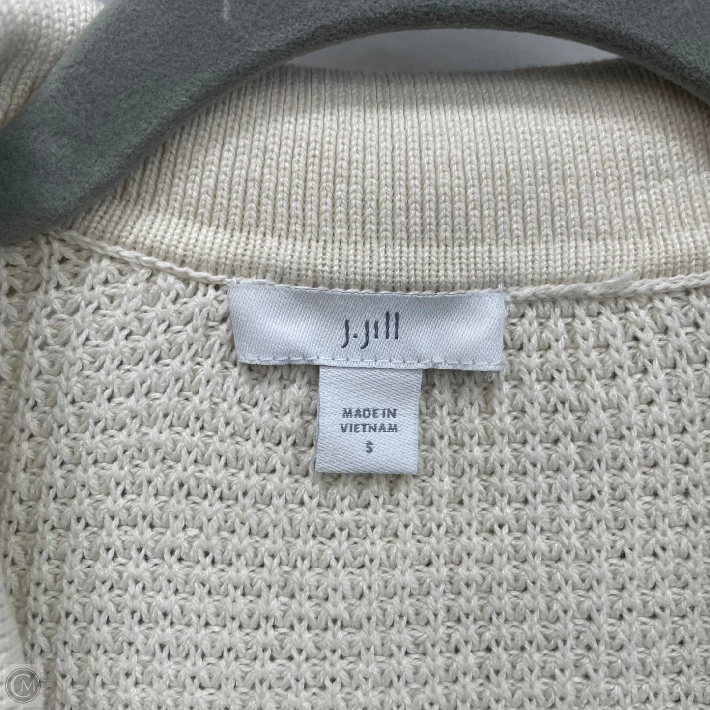 Sweater Cardigan By J. Jill In Beige, Size: S