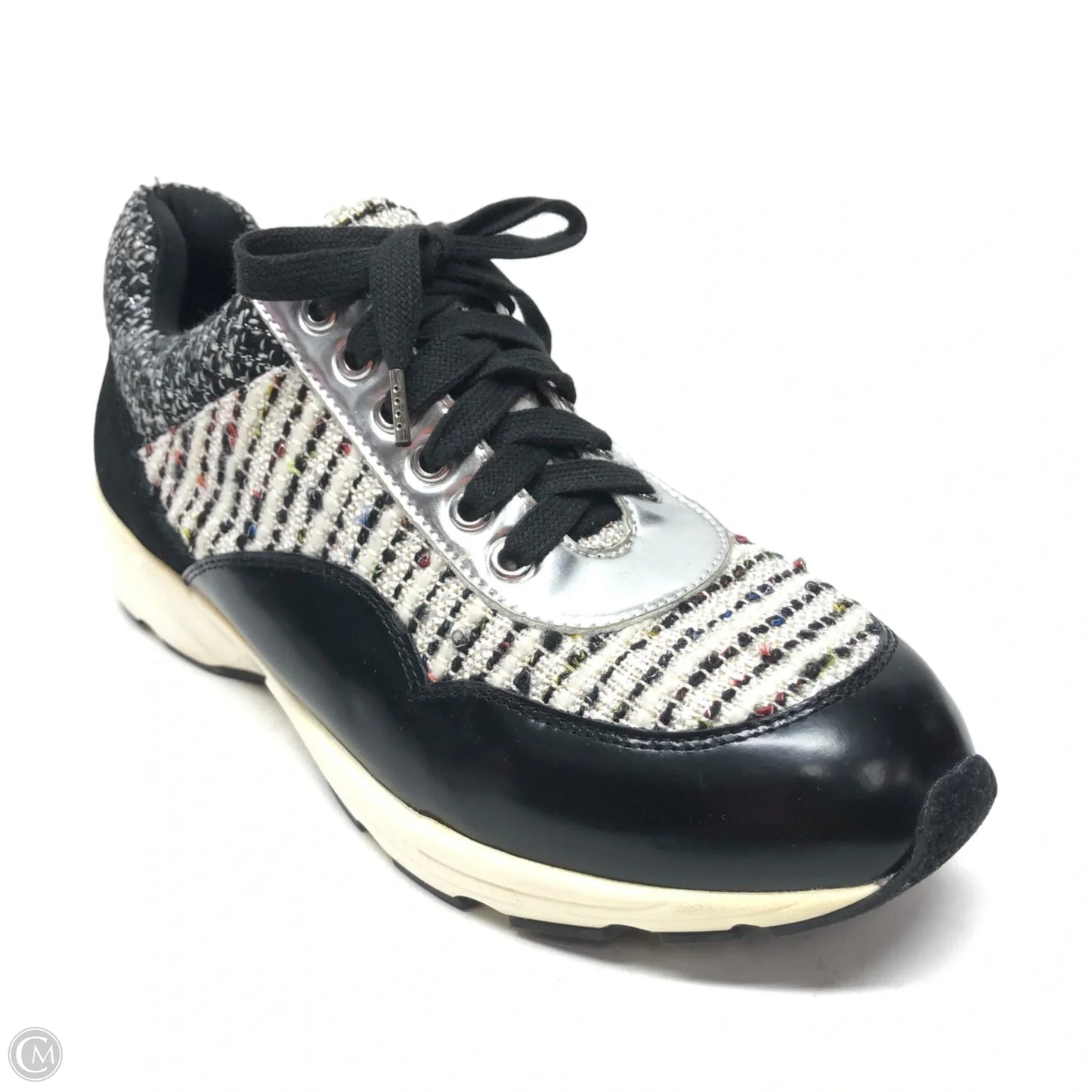 Shoes Sneakers By Vince Camuto In Black & White, Size: 9