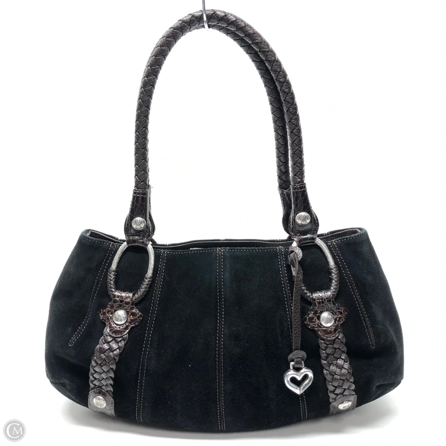 Handbag Leather By Brighton, Size: Medium