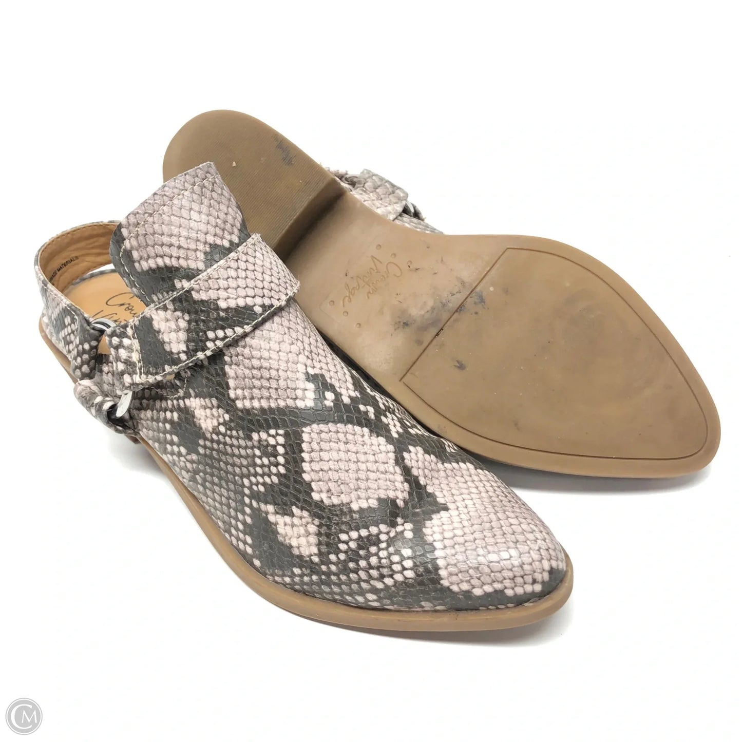 Shoes Heels Block By Crown And Ivy In Snakeskin Print, Size: 6