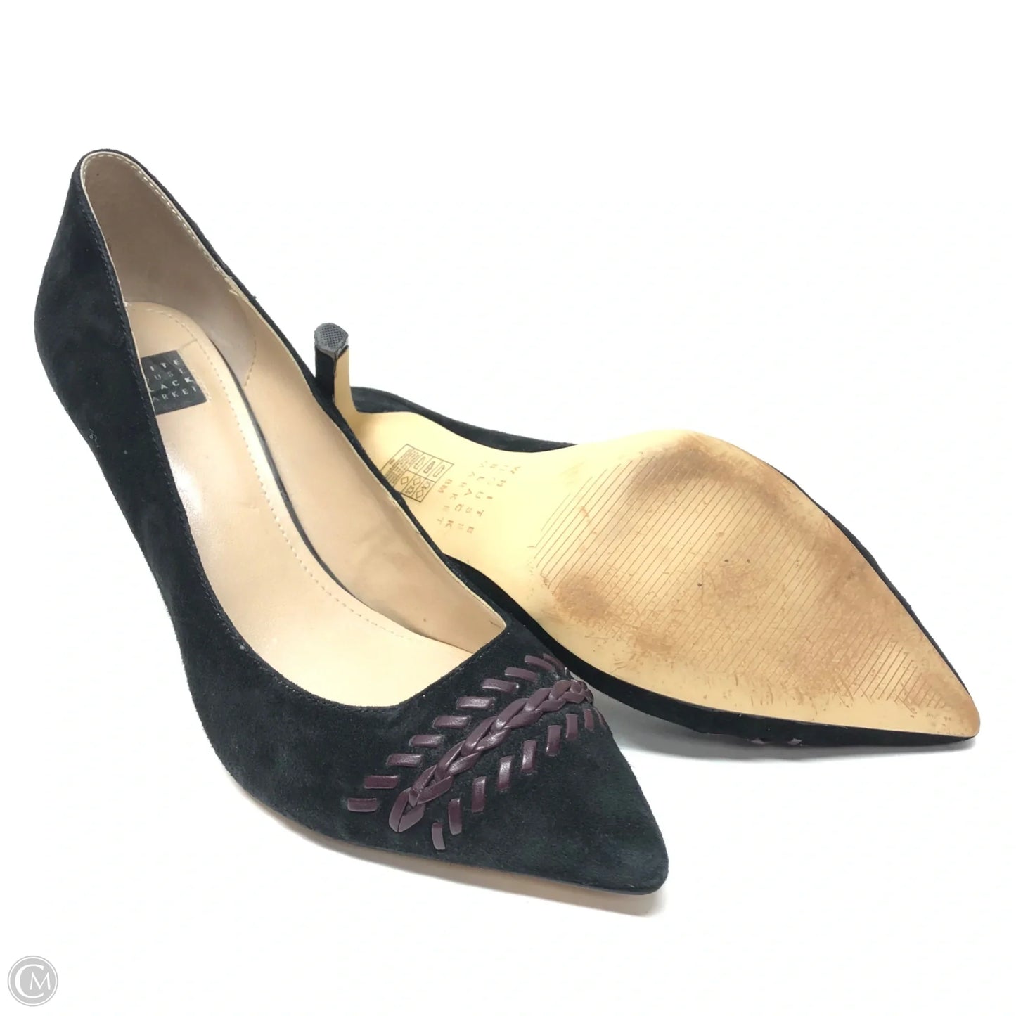 Shoes Heels Stiletto By White House Black Market In Black & Purple, Size: 8