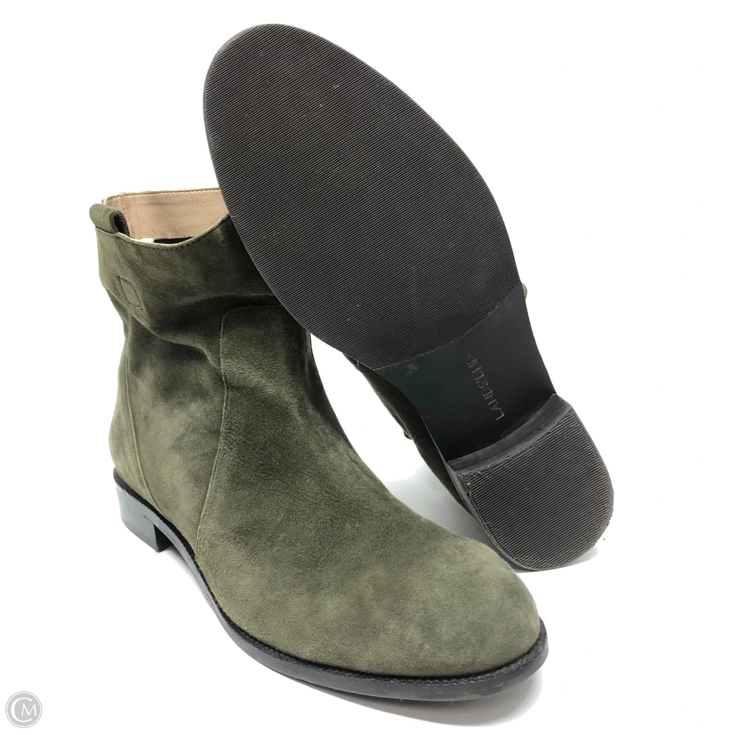 Boots Ankle Heels By Lands End In Green, Size: 10