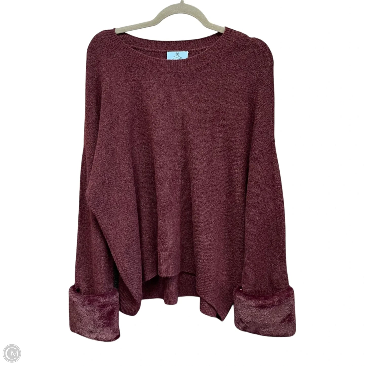 Sweater By Cece In Maroon, Size: S