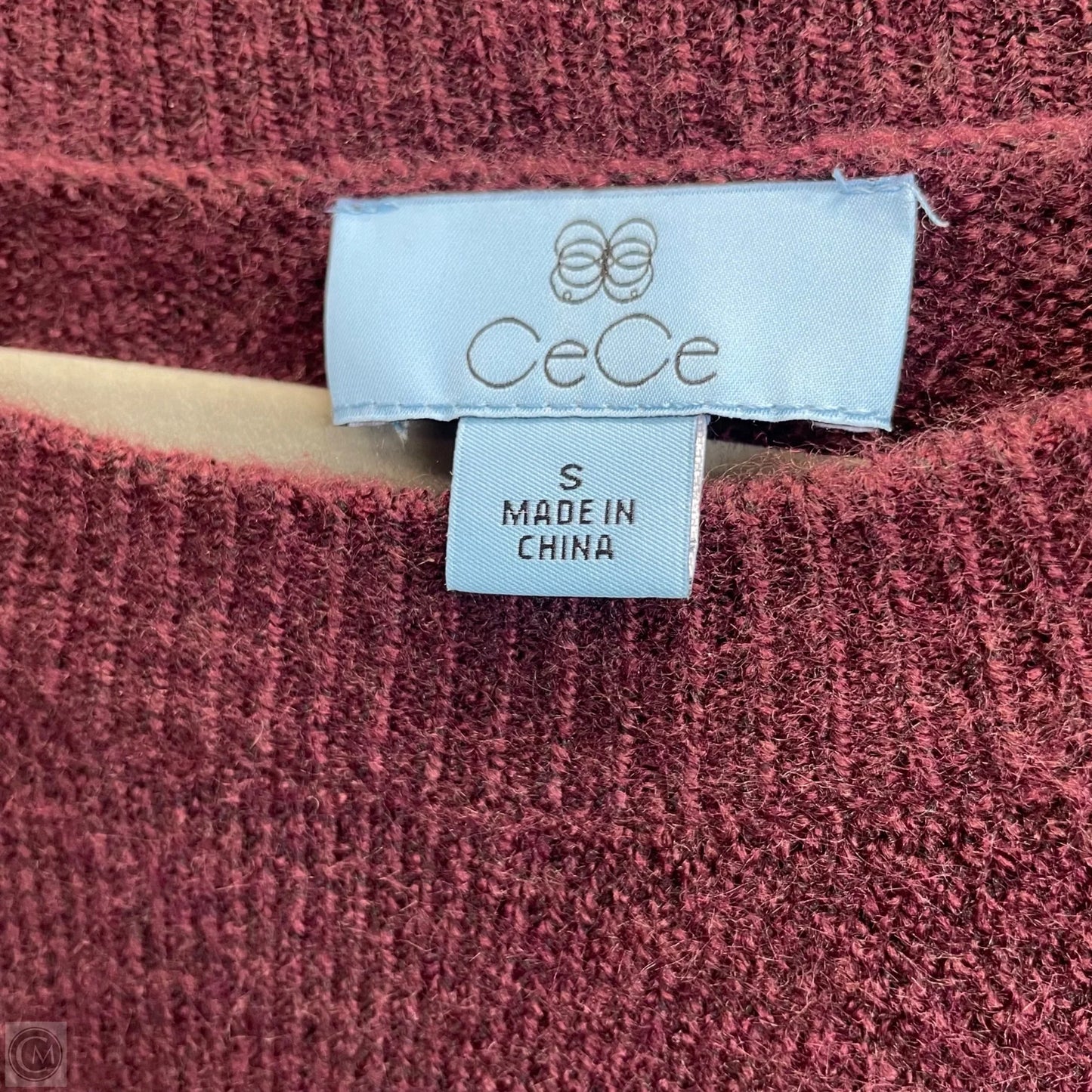 Sweater By Cece In Maroon, Size: S