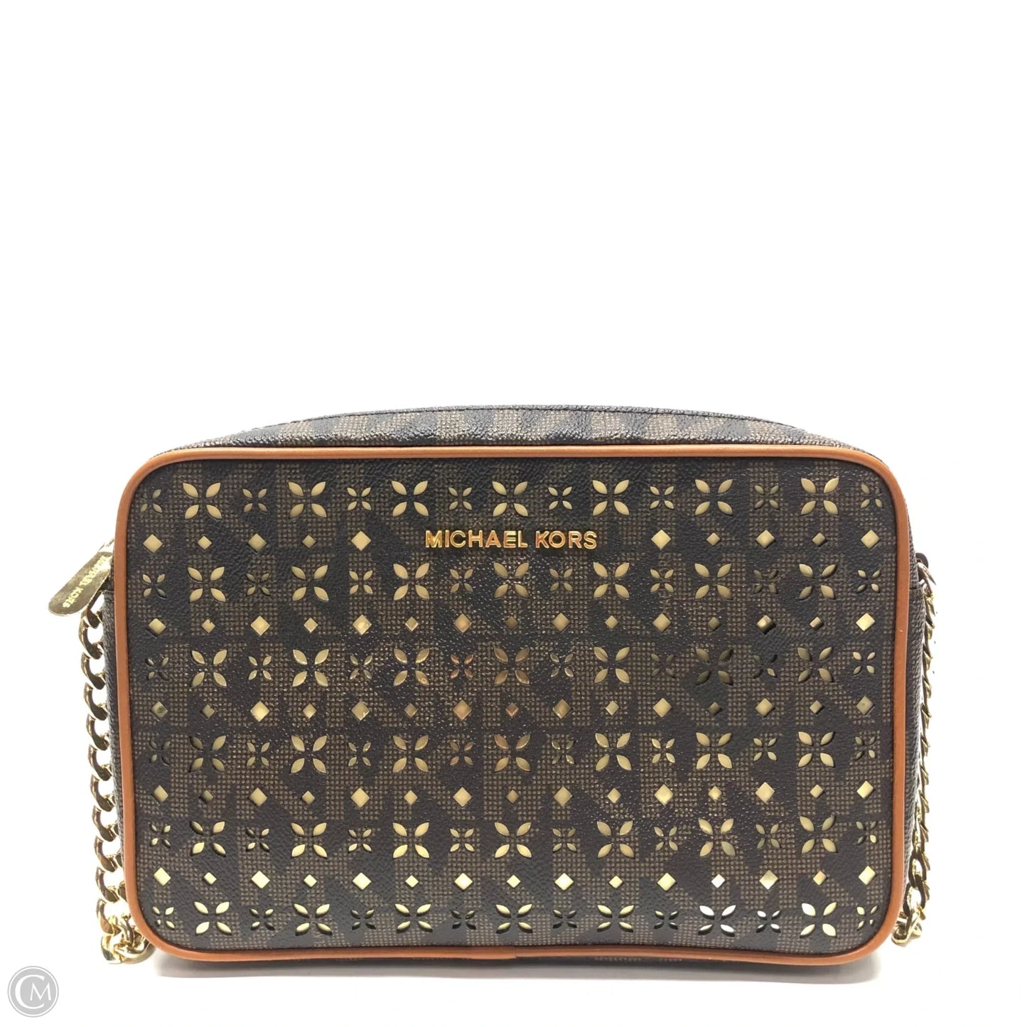 Crossbody Designer By Michael Kors, Size: Medium