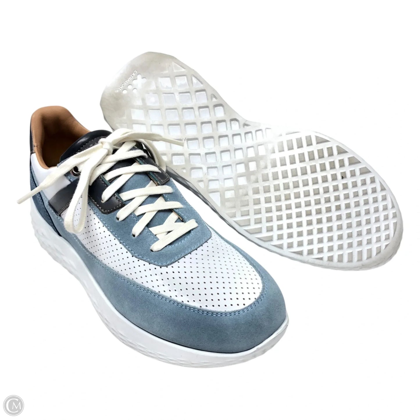 Shoes Sneakers By Cma In Blue & White, Size: 8