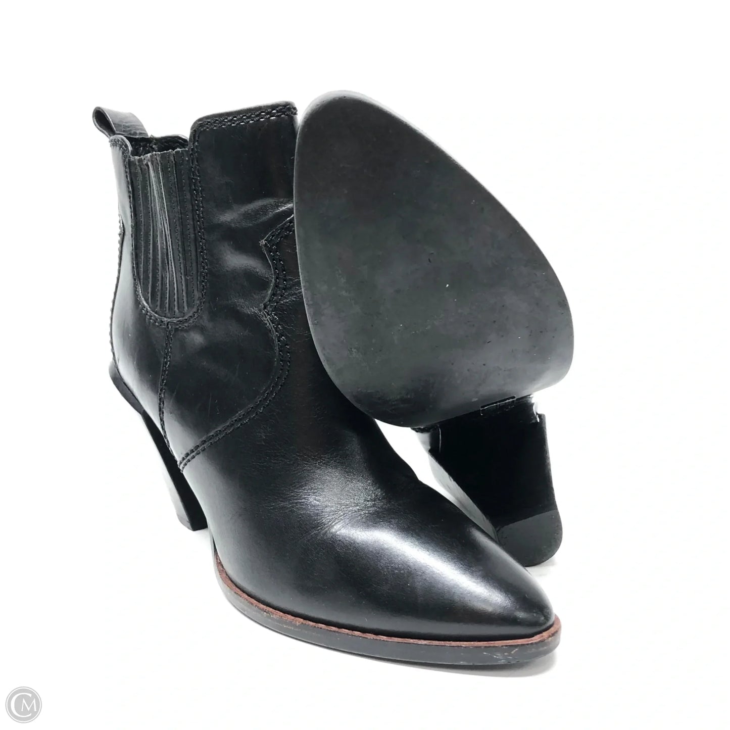 Boots Designer By Coach In Black, Size: 9.5